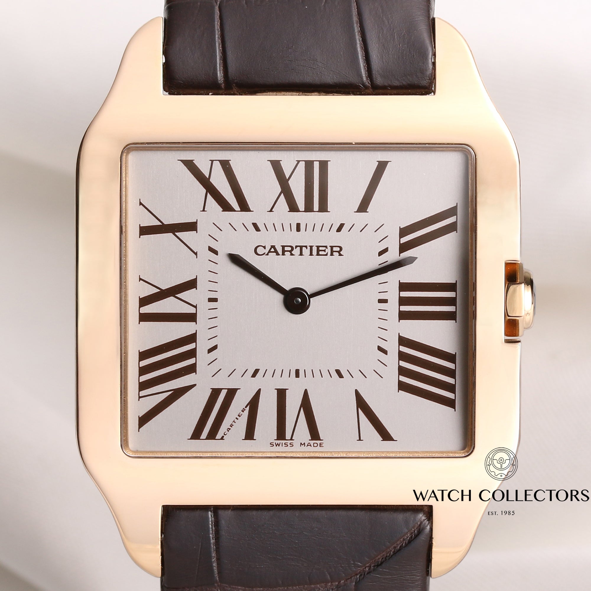 Cartier-Santos-Dumont-18K-Rose-Gold-Second-Hand-Watch-Collectors-2