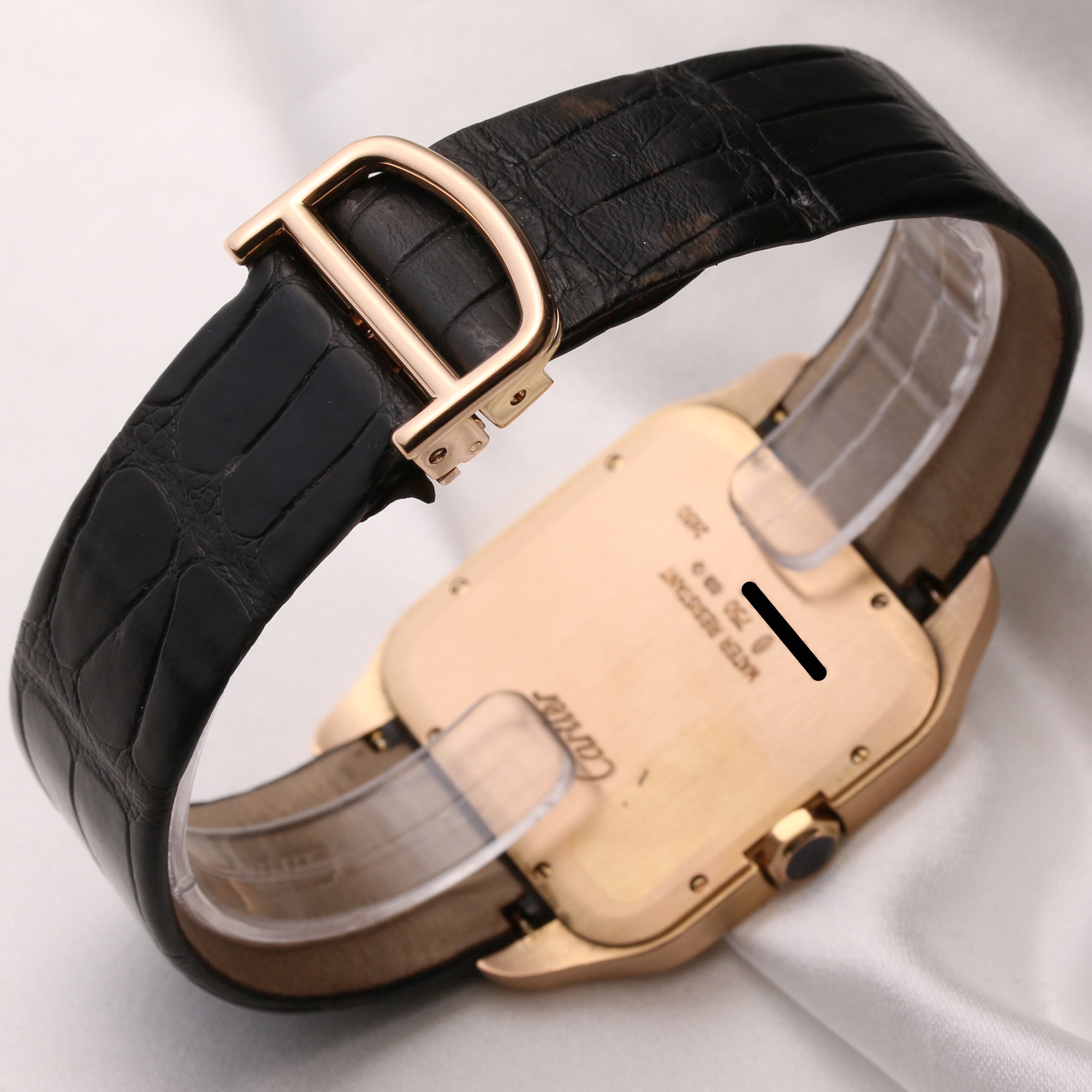 Cartier Santos Dumont 18K Rose Gold Second Hand Watch Collectors 5