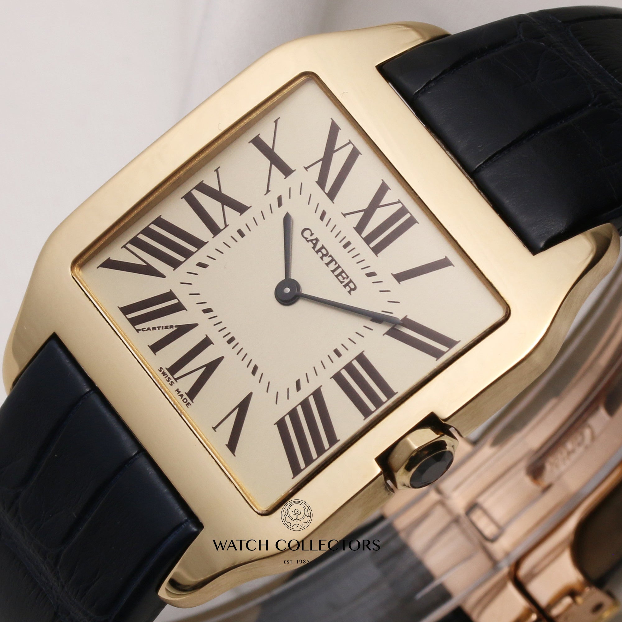 Cartier-Santos-Dumont-18K-Yellow-Gold-Second-Hand-Watch-Collectors-4