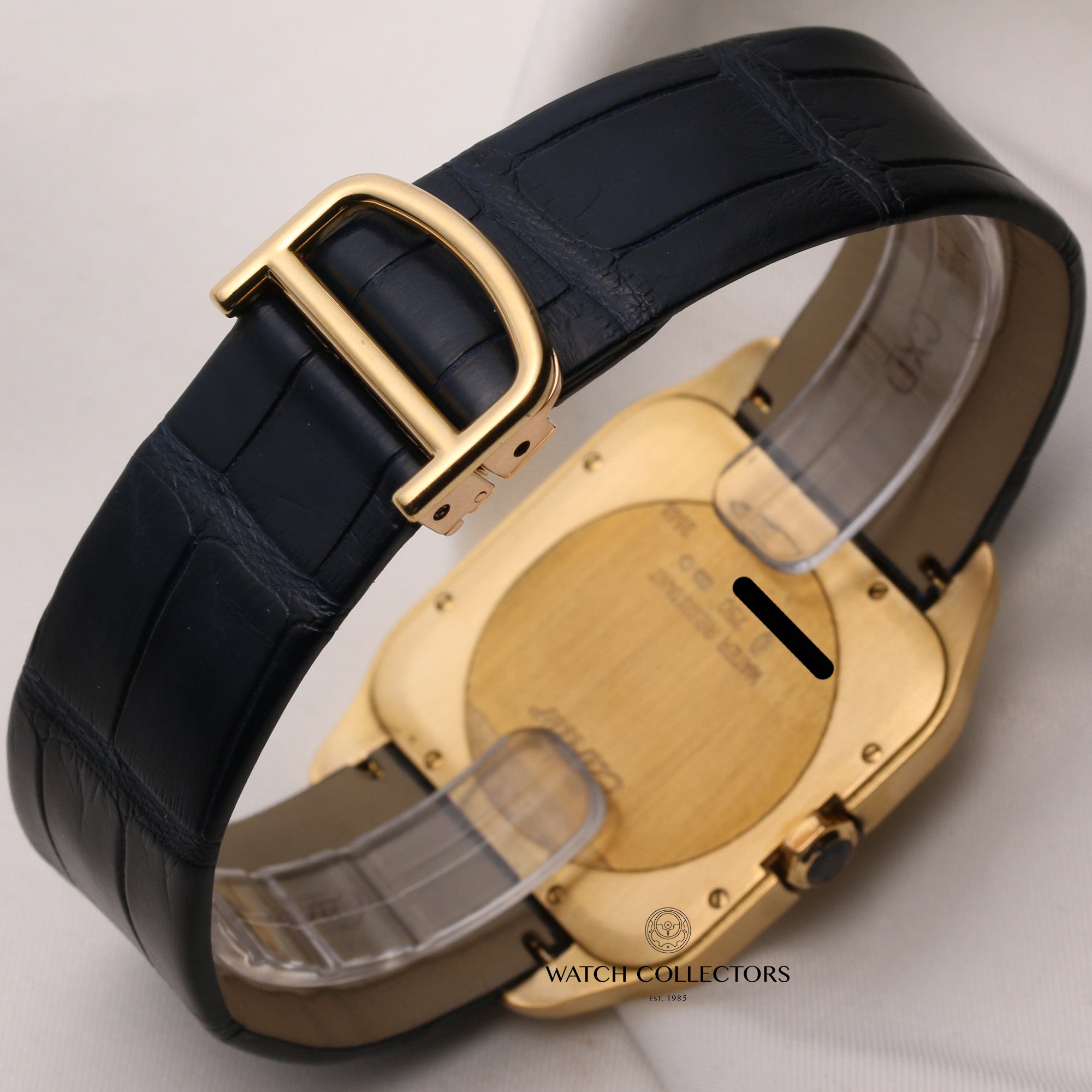 Cartier-Santos-Dumont-18K-Yellow-Gold-Second-Hand-Watch-Collectors-5