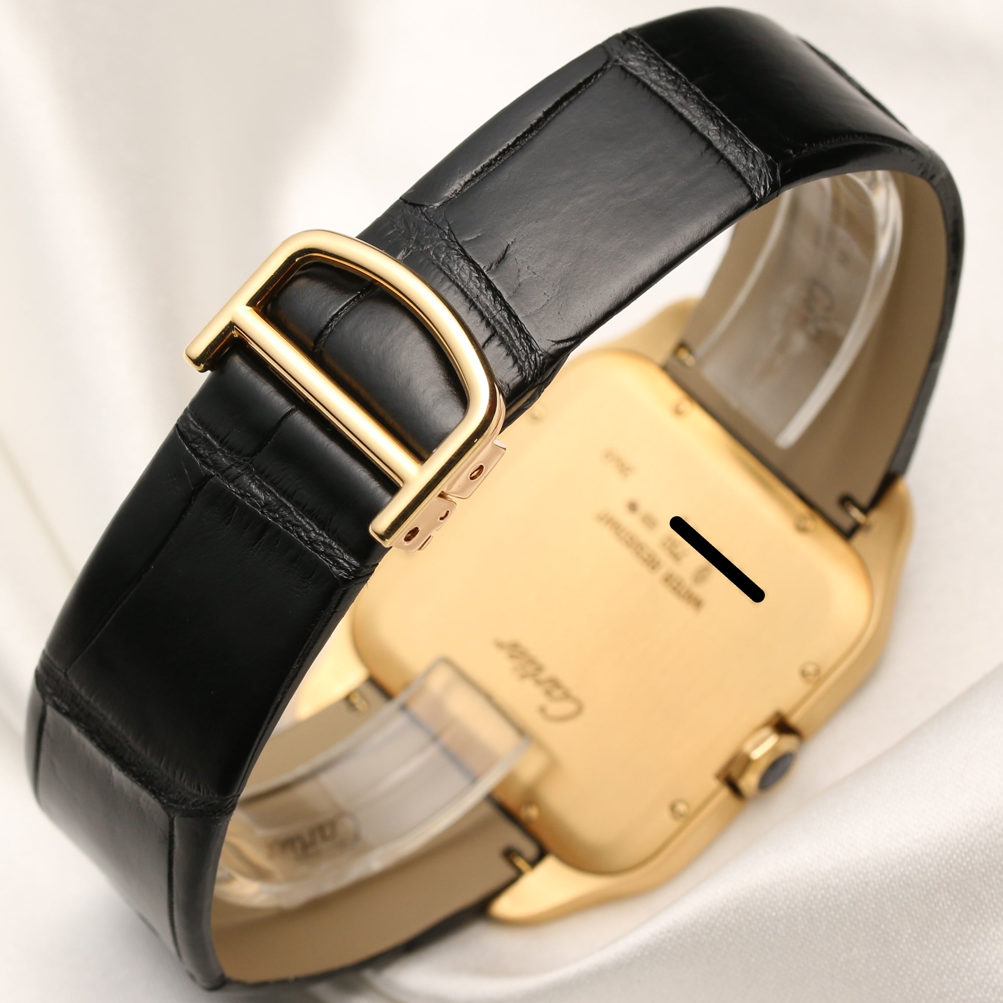 Cartier Santos Dumont 18K Yellow Gold Second Hand Watch Collectors 6