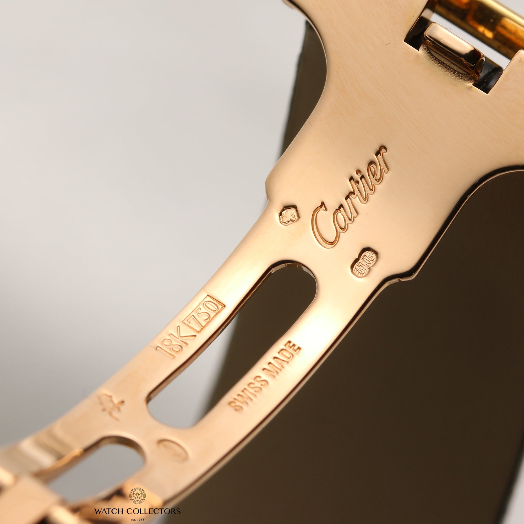 Cartier Santos Dumont 18K Yellow Gold Second Hand Watch Collectors 9