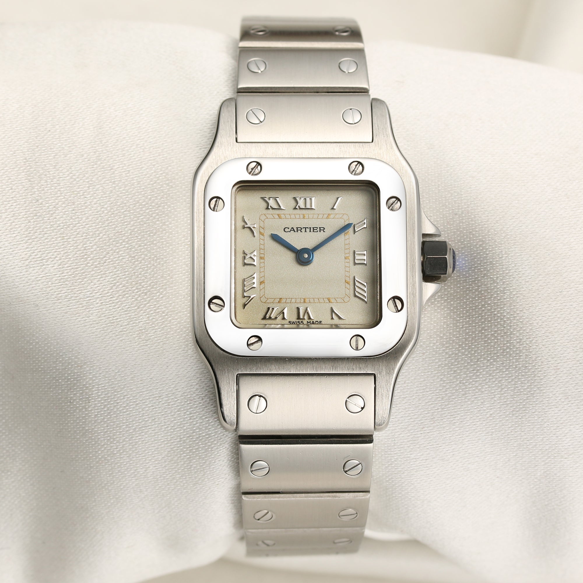 Cartier Santos Stainless Steel Second Hand Watch Collectors 1