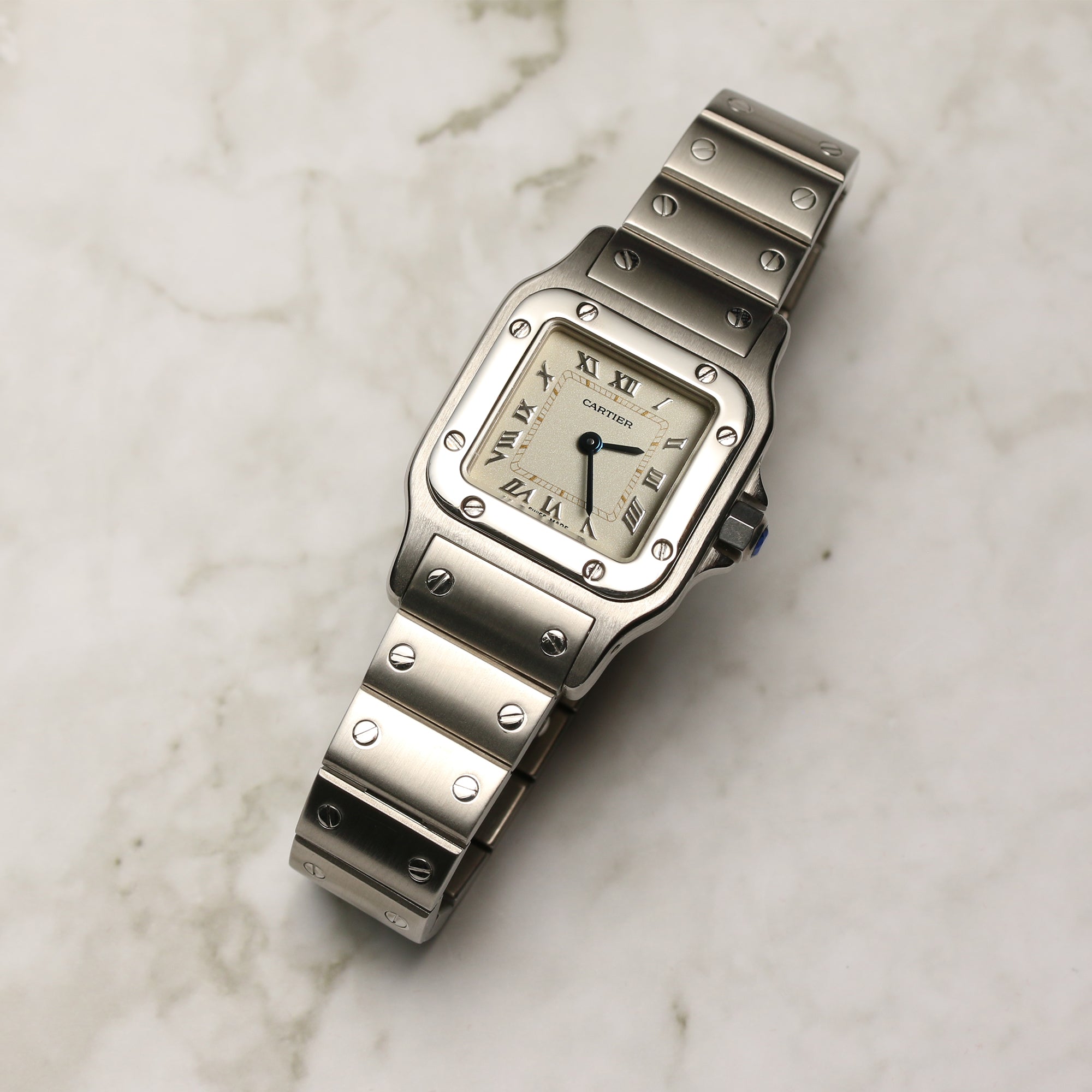 Cartier Santos Stainless Steel Second Hand Watch Collectors 3