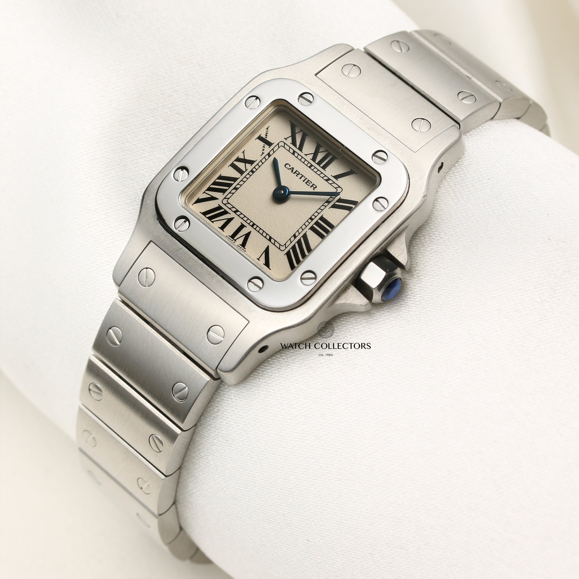Cartier Santos Stainless Steel Second Hand Watch Collectors 3