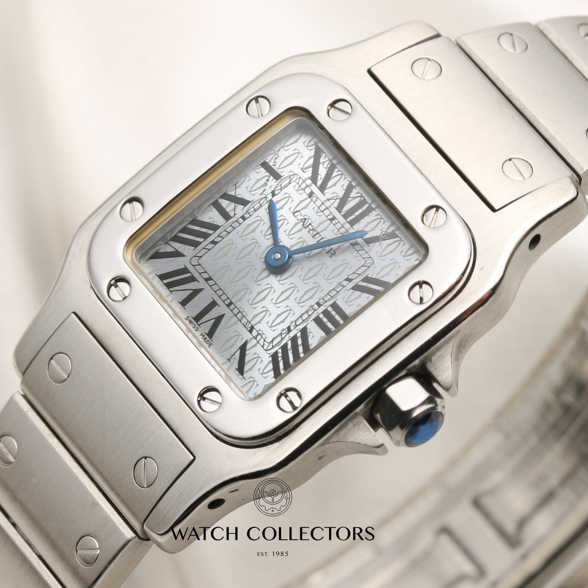 Cartier Santos Stainless Steel Second Hand Watch Collectors 4