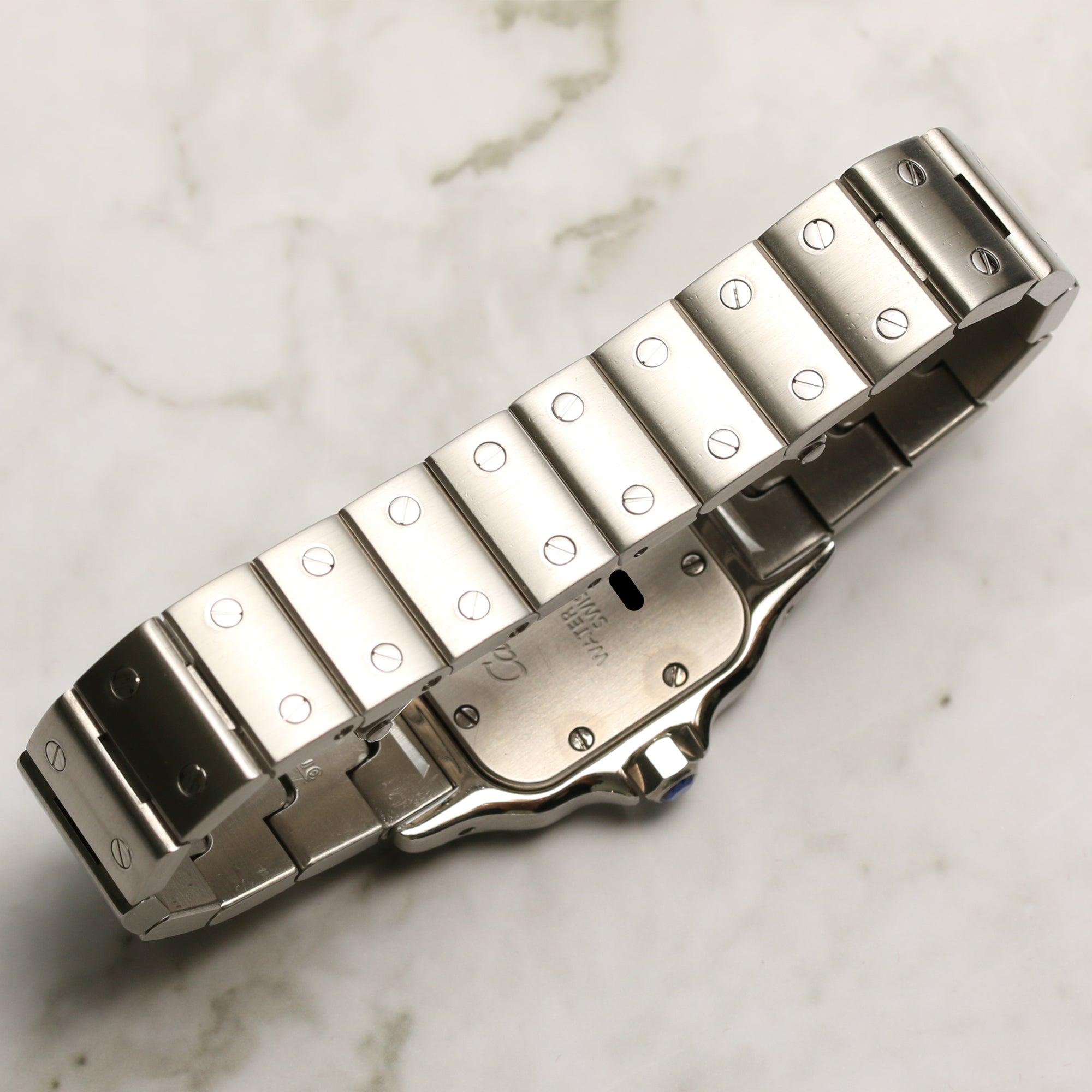 Cartier Santos Stainless Steel Second Hand Watch Collectors 5