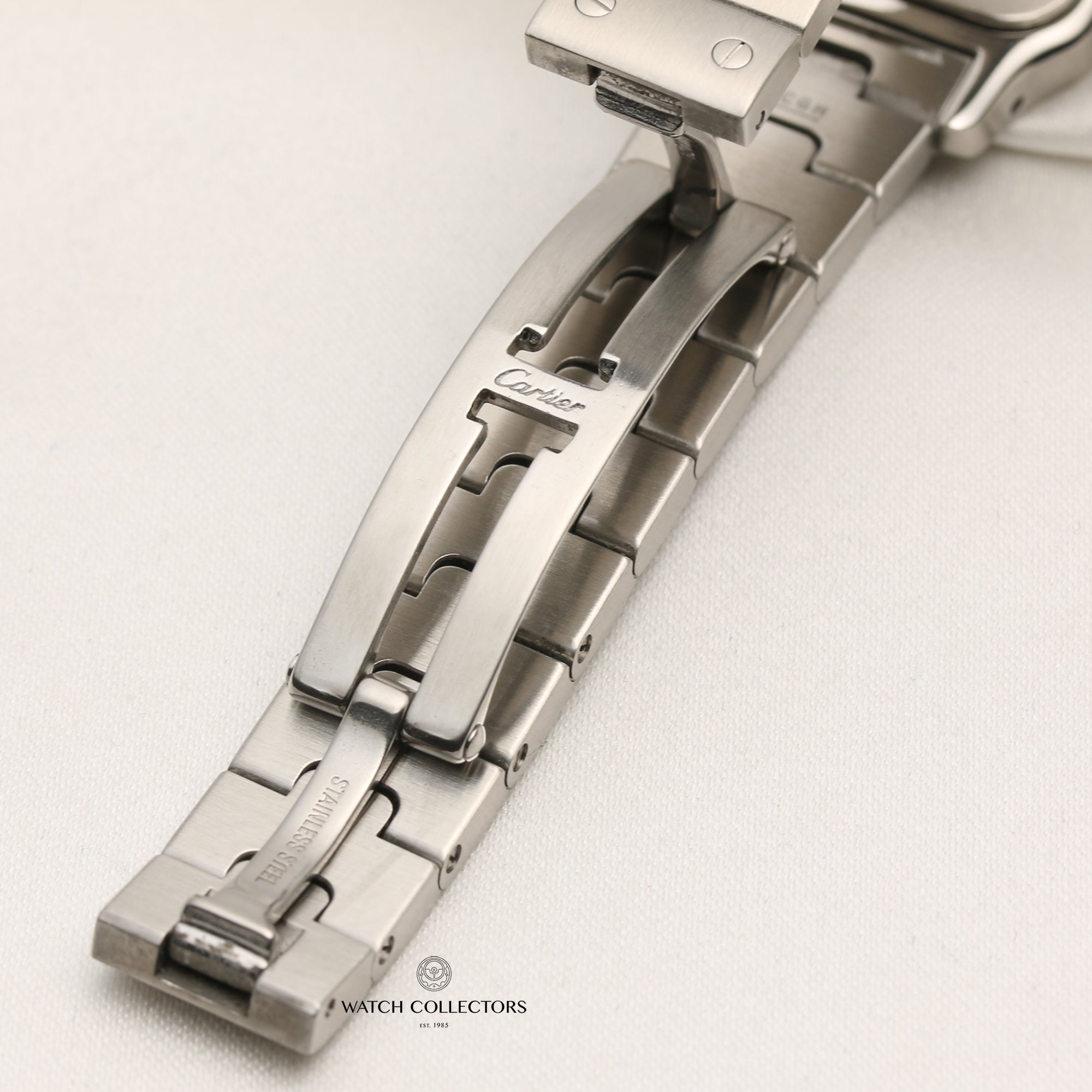 Cartier Santos Stainless Steel Second Hand Watch Collectors 7