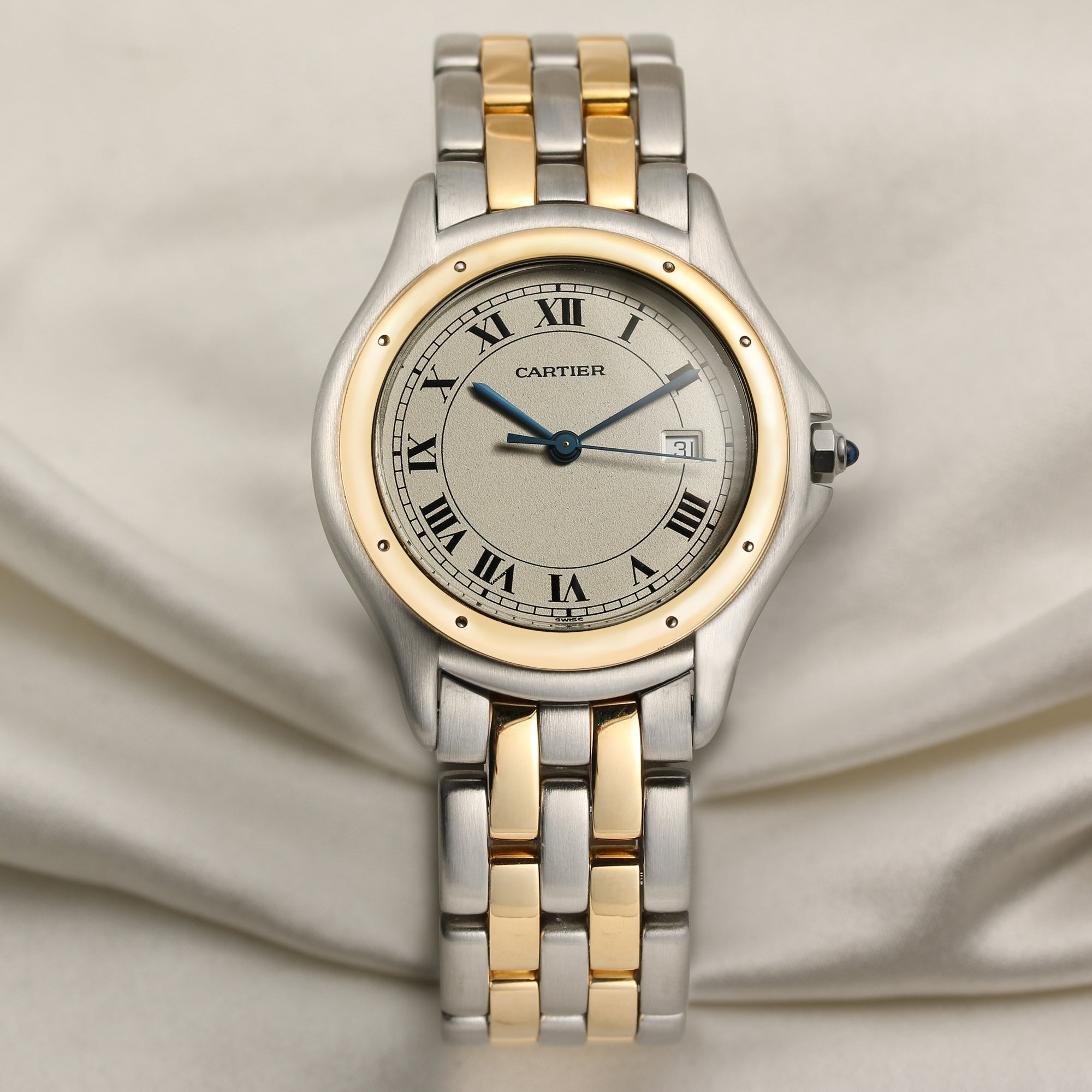 Cartier-Steel-Gold-Second-Hand-Watch-Collectors-1