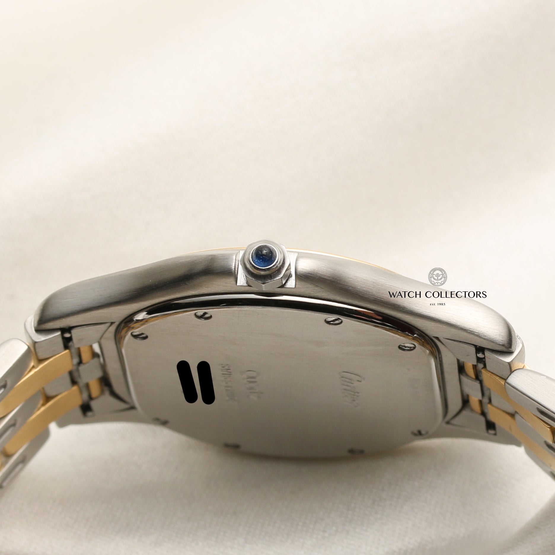 Cartier Steel & Gold Second Hand Watch Collectors 5