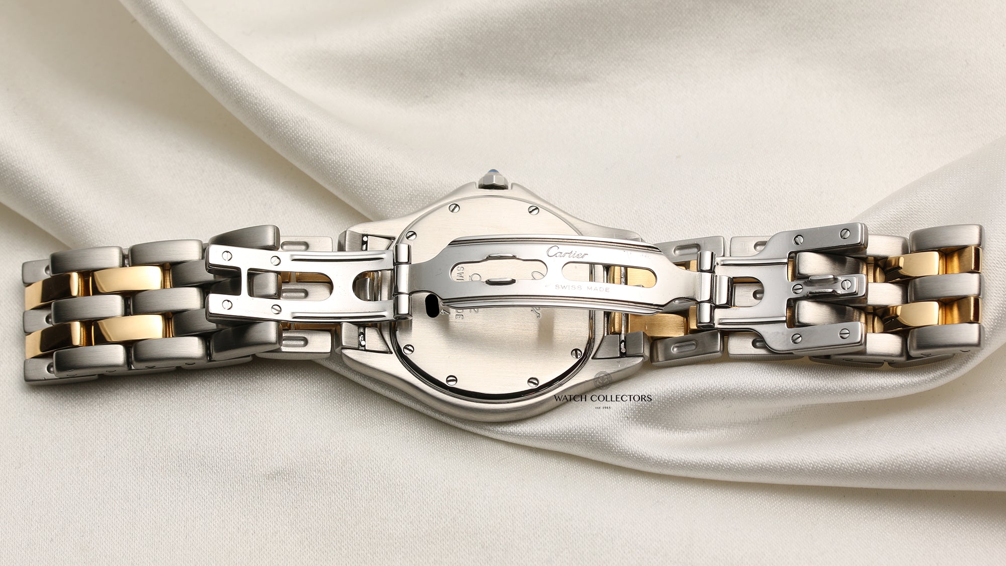 Cartier Steel & Gold Second Hand Watch Collectors 7