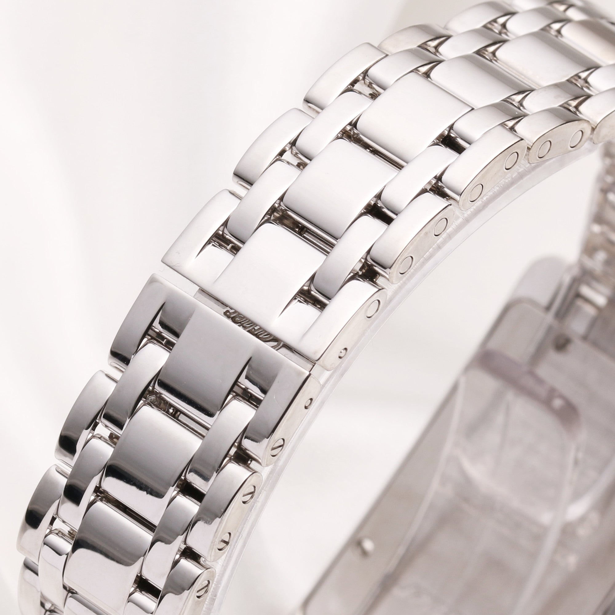 Cartier Tank Americaine 1713 18k White gold Second Hand Watch Collectors 6