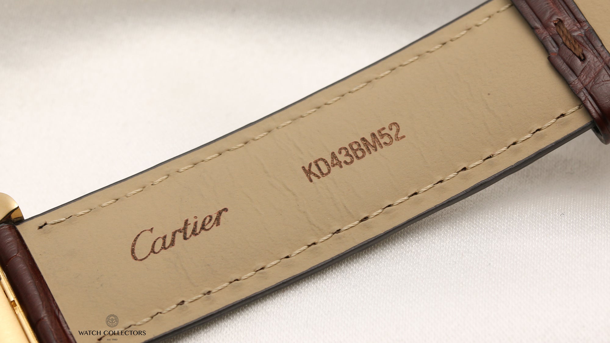 Cartier Tank Americaine 1740 18K Yellow Gold Second Hand Watch Collectors 8