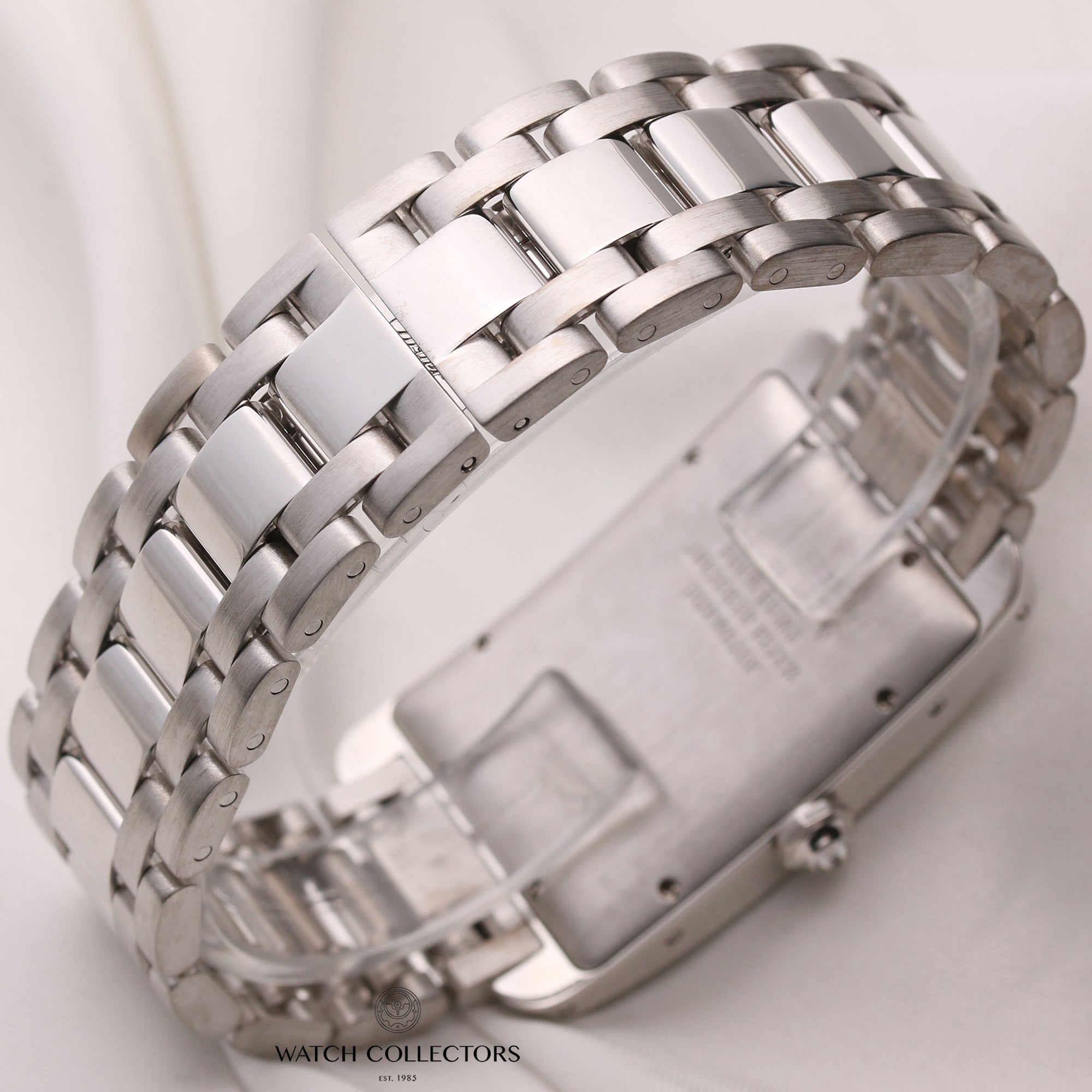 Cartier-Tank-Americaine-18K-White-Gold-Diamond-Bezel-Second-Hand-Watch-Collectors-5-1