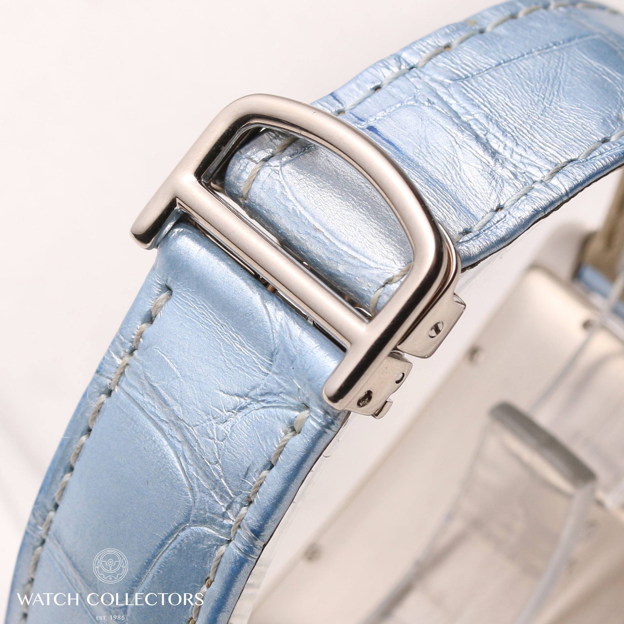 Cartier-Tank-Americaine-18K-White-Gold-Second-Hand-Watch-Collectors-7