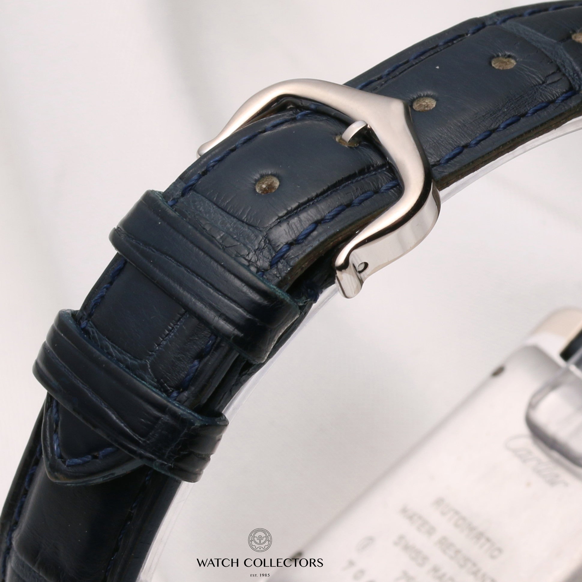 Cartier-Tank-Americaine-18K-White-Gold-Second-Hand-Watch-Collectors-8