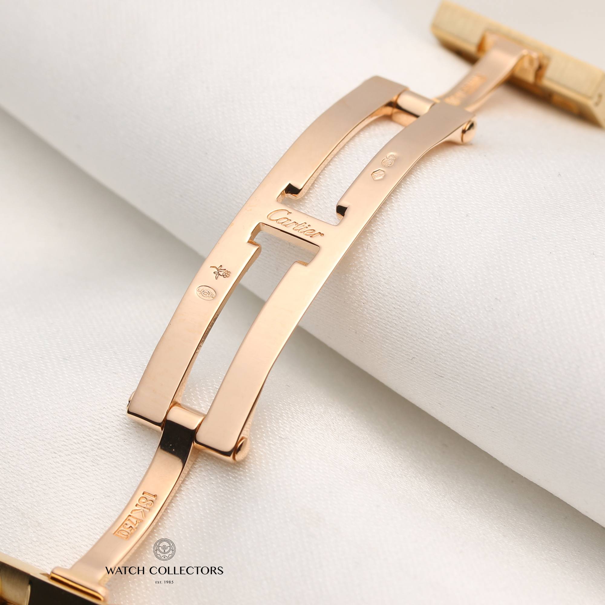 Cartier Tank Americaine 18K Yellow Gold Diamond Second Hand Watch Collectors 7