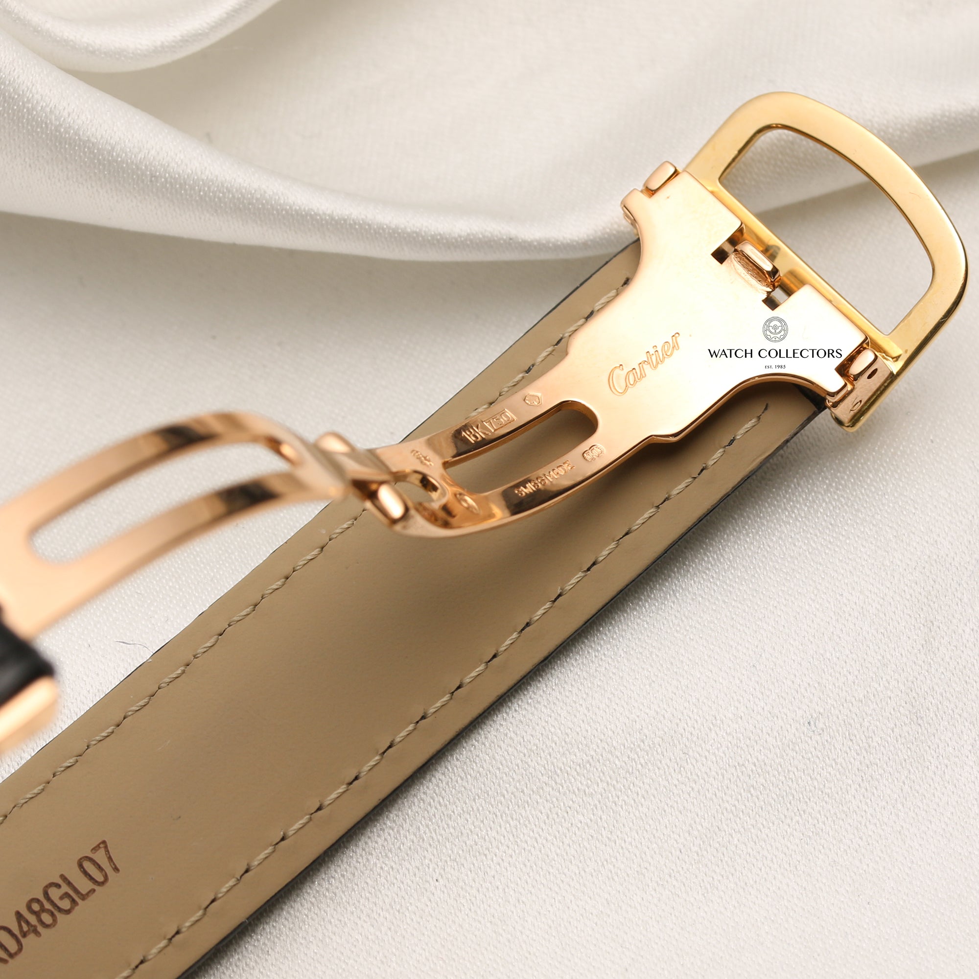 Cartier Tank Americaine 18K Yellow Gold Second Hand Watch Collectors 7