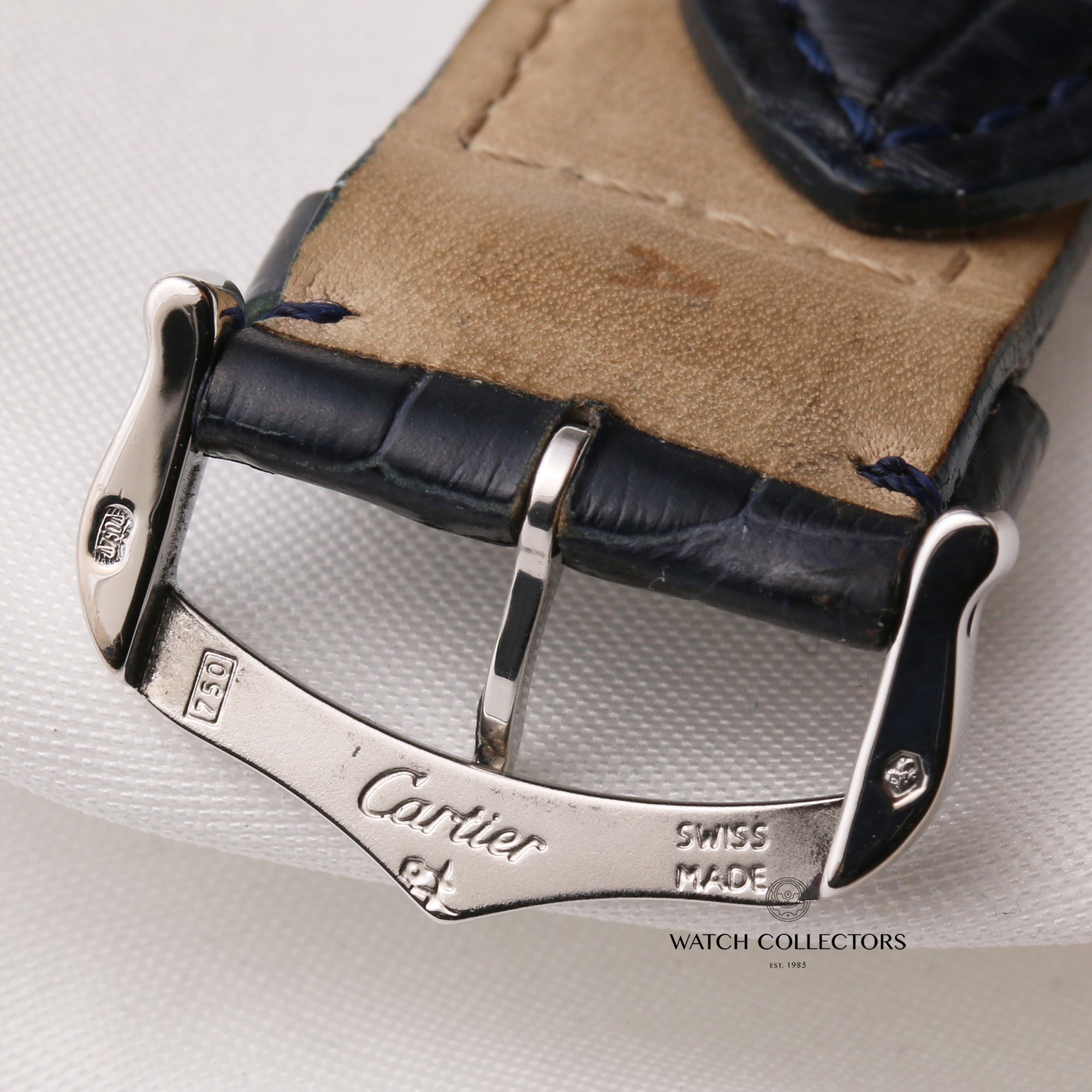 Cartier-Tank-Americaine-Diamond-18K-White-Gold-Second-Hand-Watch-Collectors-9