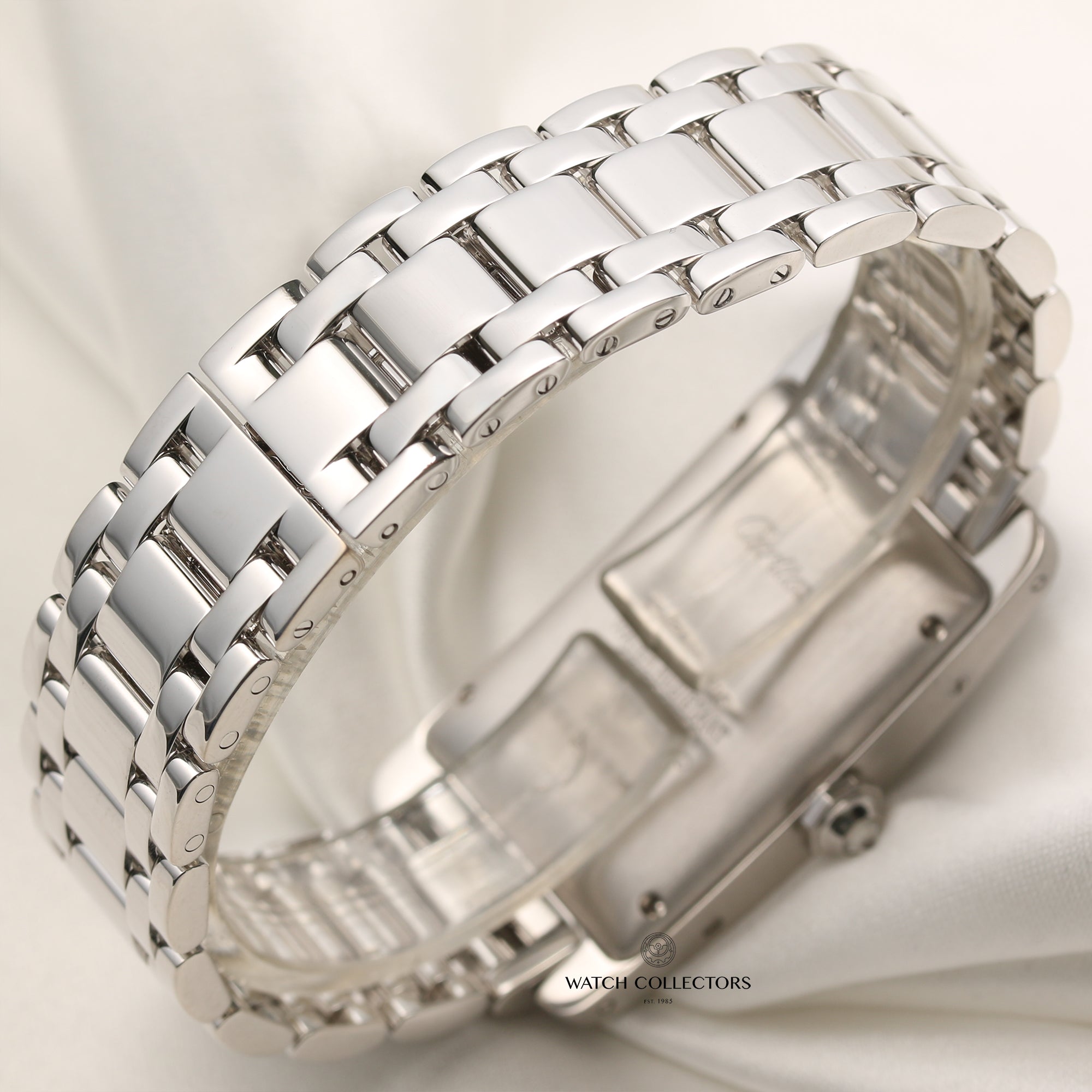 Cartier Tank Americaine Double Row Diamond Bezel 09MG Second Hand Watch Collectors 7