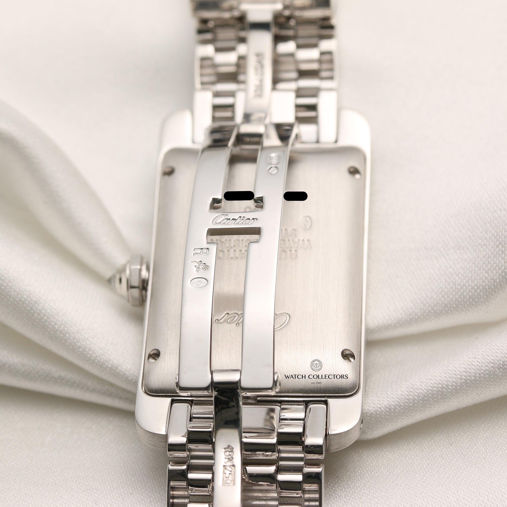 Cartier Tank Americaine Double Row Diamond Bezel 09MG Second Hand Watch Collectors 8