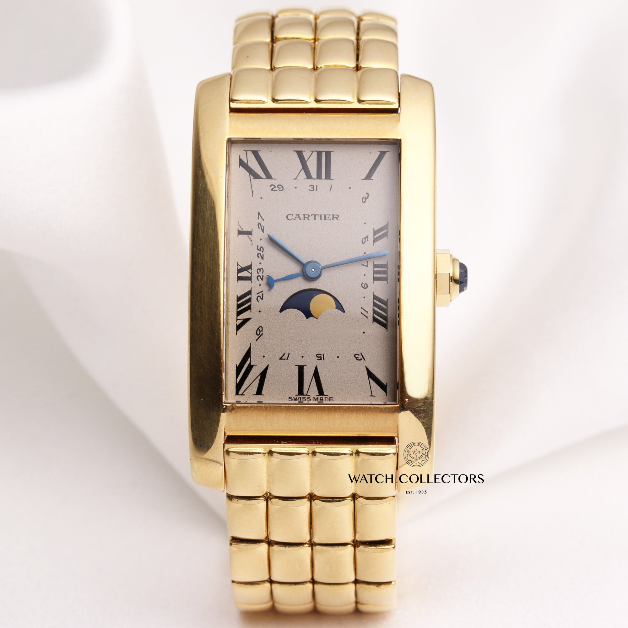 Cartier tank americaine moonphase Clearance