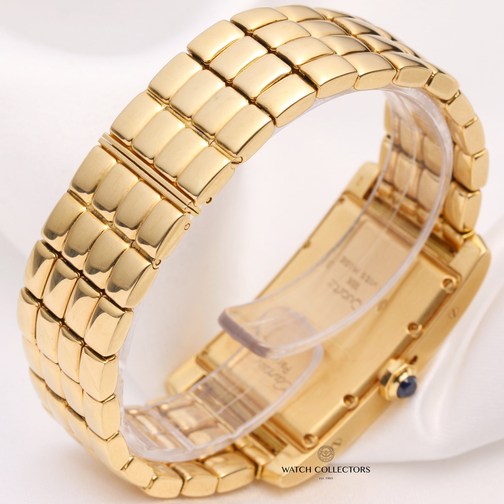 Cartier-Tank-Americaine-Moon-Phase-18K-Yellow-Gold-Second-Hand-Watch-Collectors-5