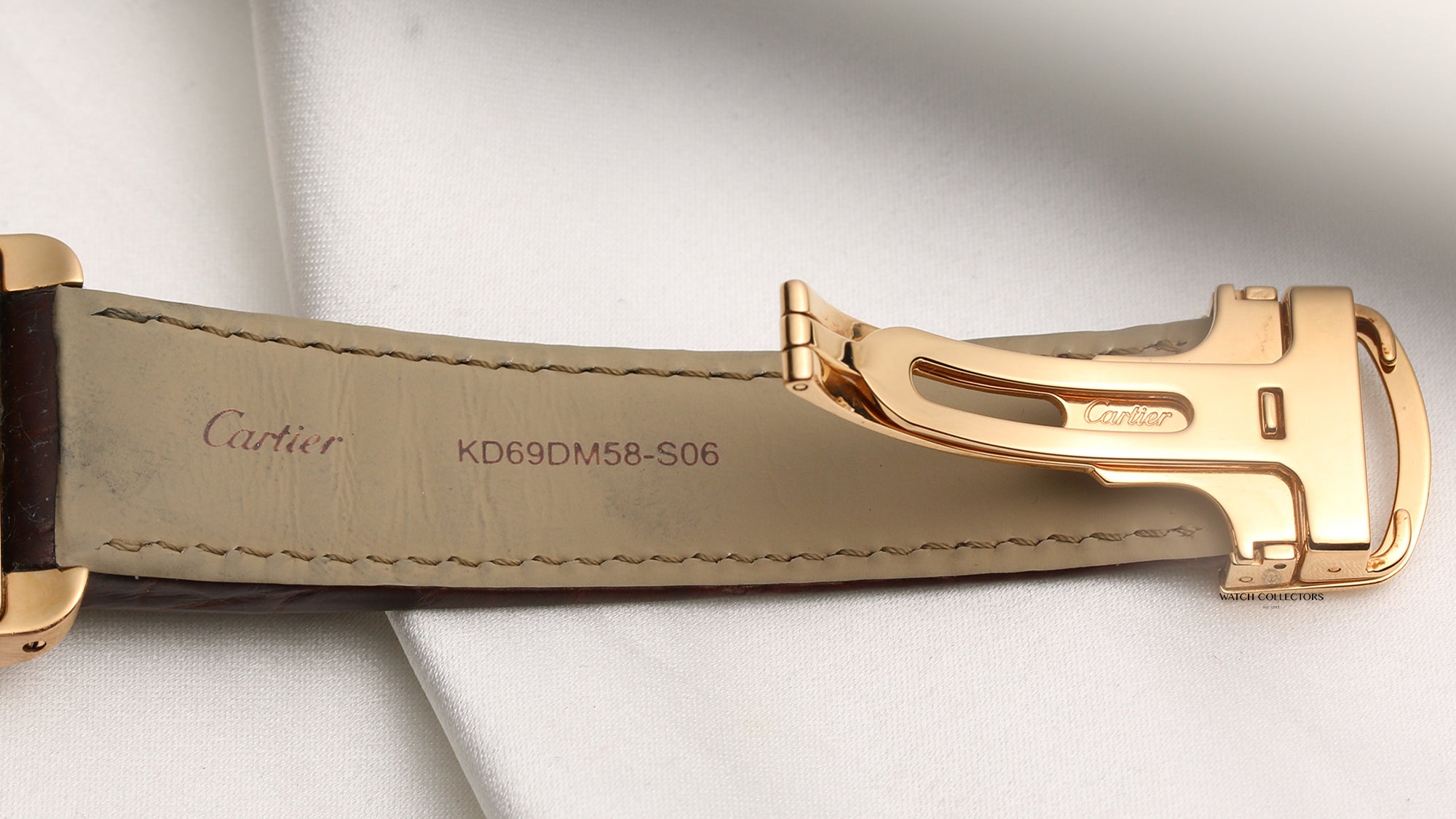 Cartier Tank Americaine XL 18K Rose Gold Second Hand Watch Collectors 9