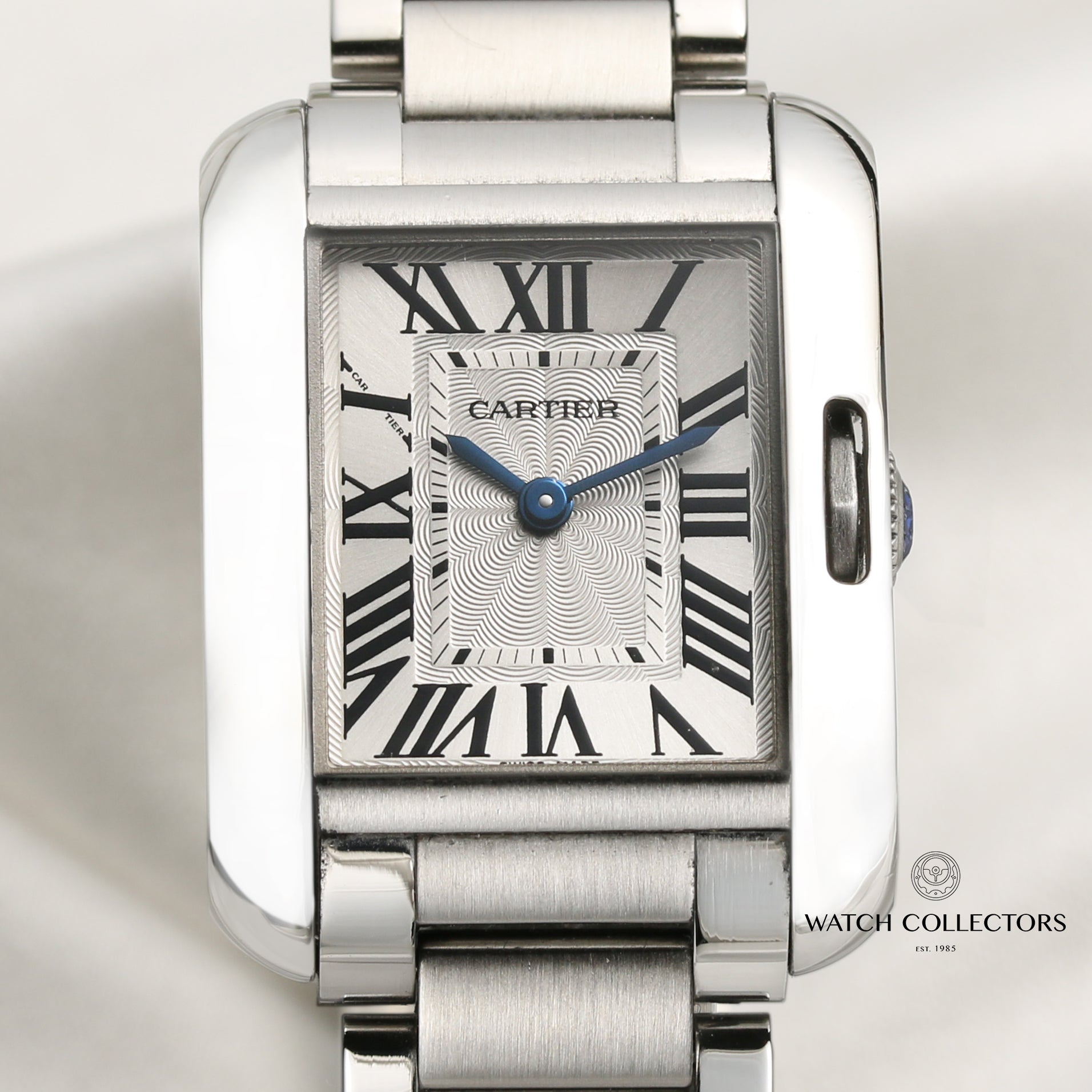 Cartier Tank Anglaise Stainless Steel Second Hand Watch Collectors 2