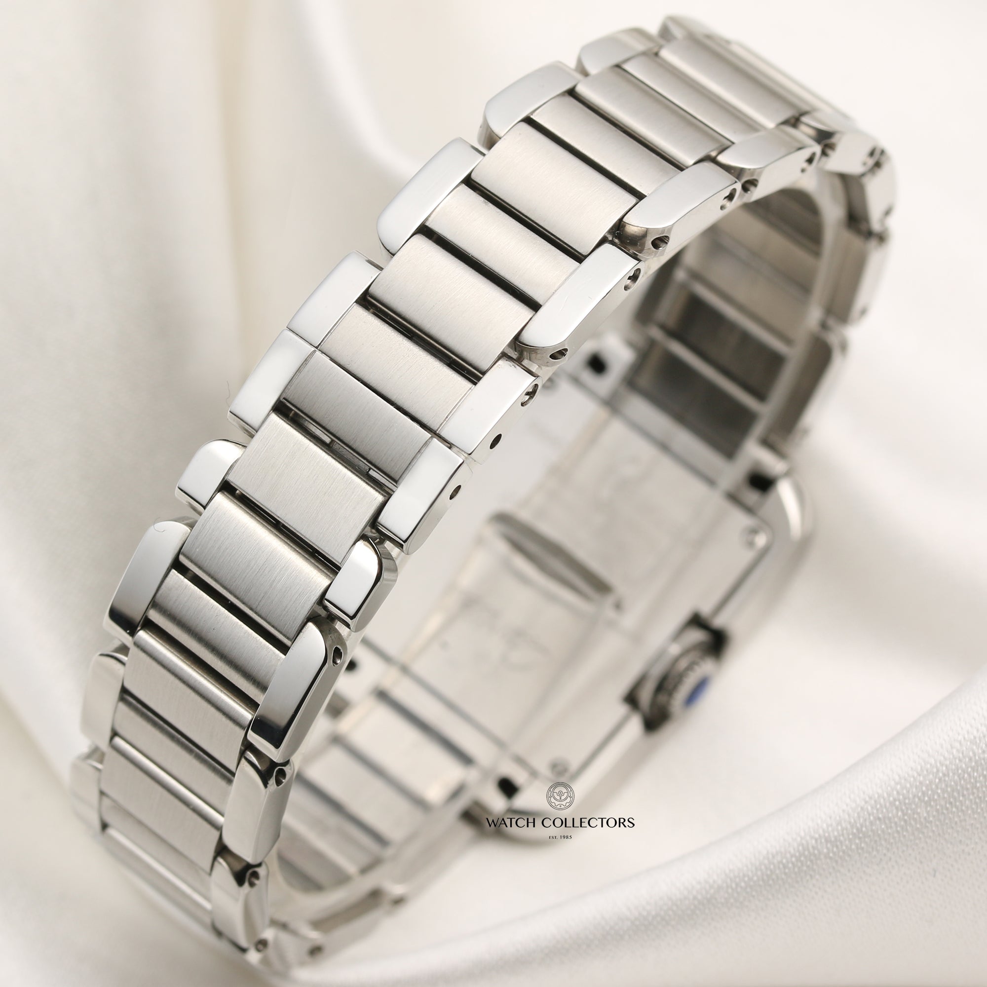 Cartier Tank Anglaise Stainless Steel Second Hand Watch Collectors 6