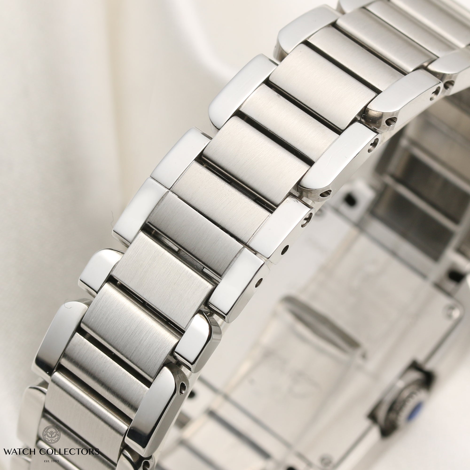 Cartier Tank Anglaise Stainless Steel Second Hand Watch Collectors 8