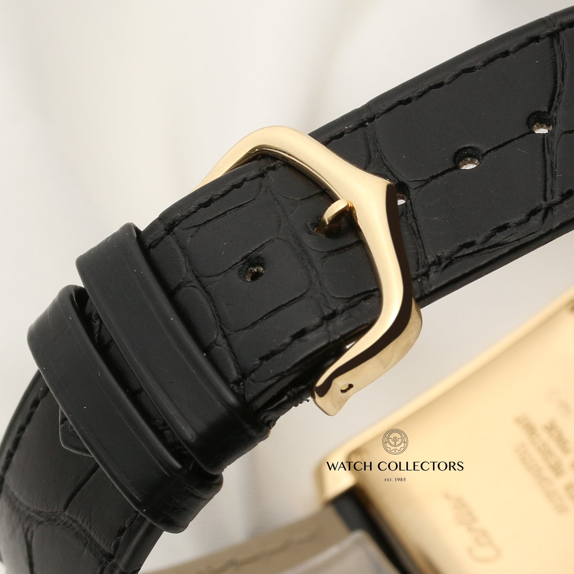Cartier Tank Francaise 18K Yellow Gold Second Hand Watch Collectors 10