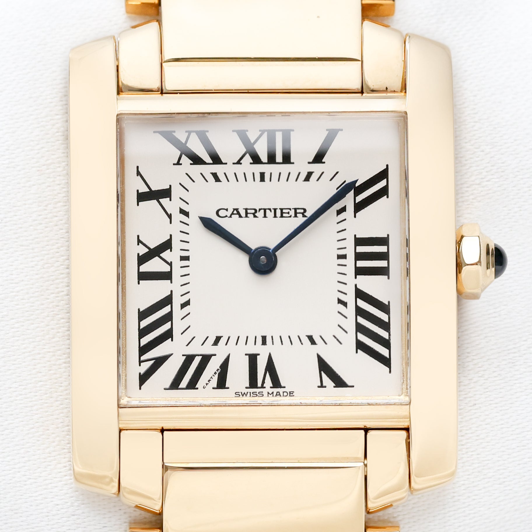Cartier Tank Francaise 18K Yellow Gold Second Hand Watch Collectors 2