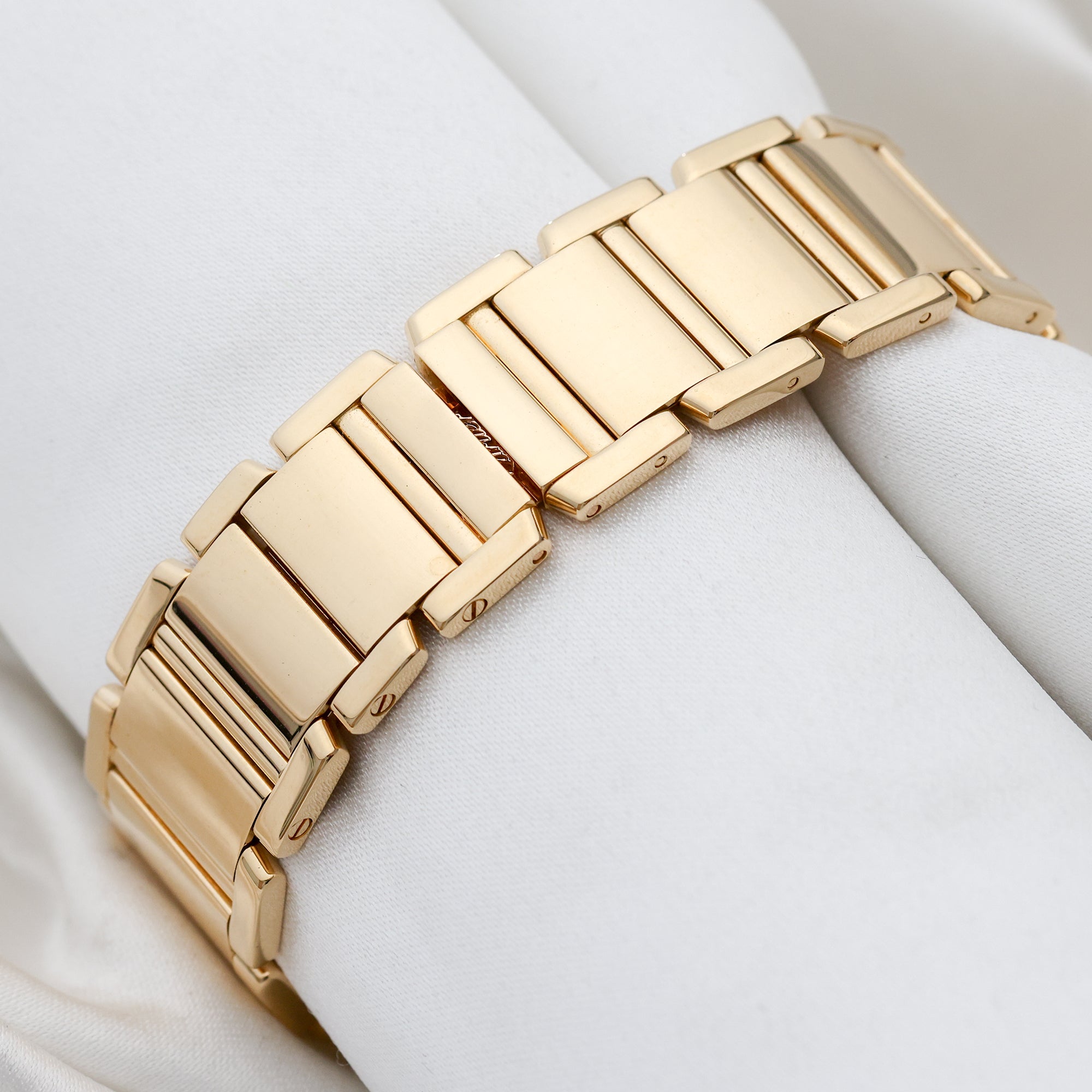 Cartier Tank Francaise 18K Yellow Gold Second Hand Watch Collectors 6