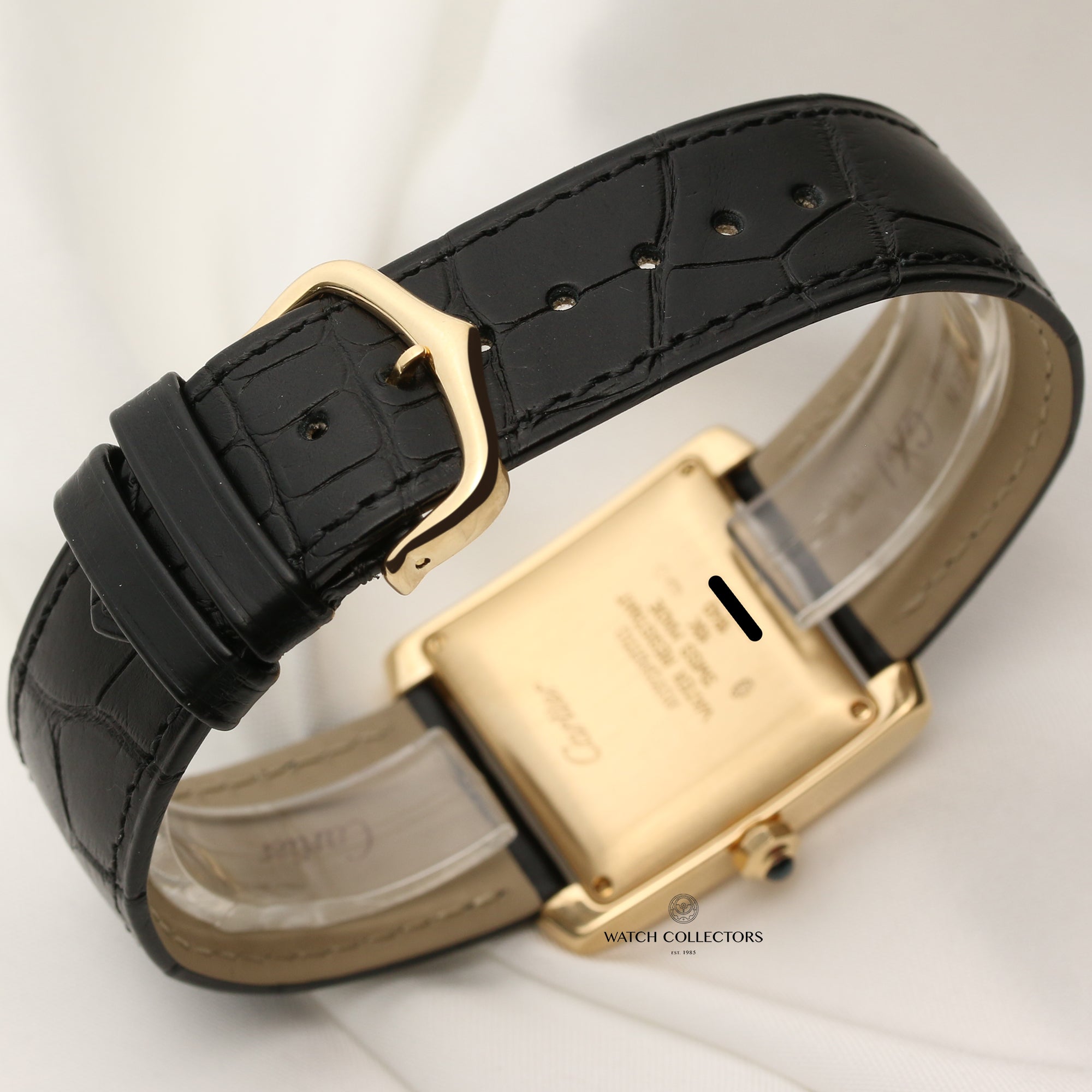 Cartier Tank Francaise 18K Yellow Gold Second Hand Watch Collectors 6