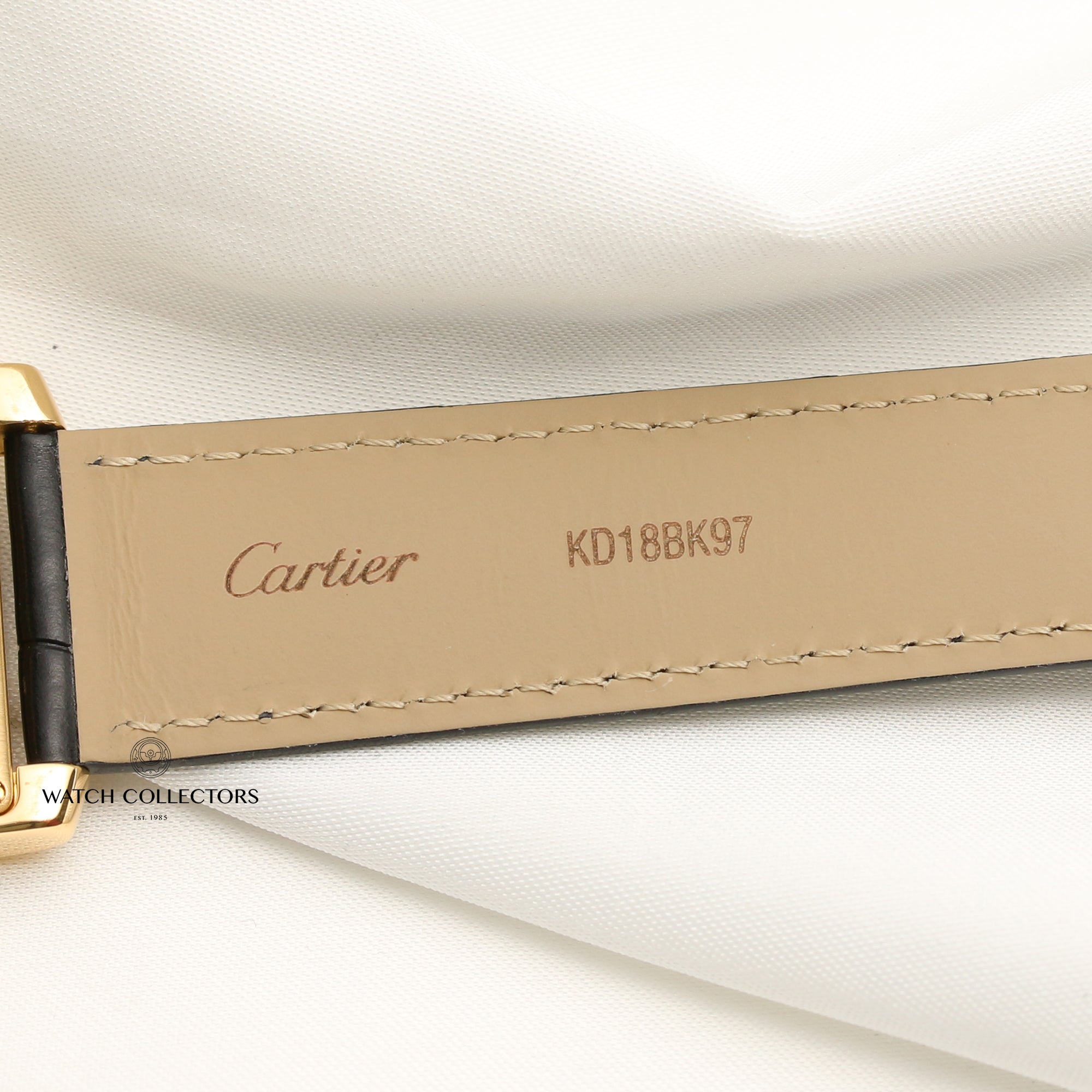 Cartier Tank Francaise 18K Yellow Gold Second Hand Watch Collectors 8