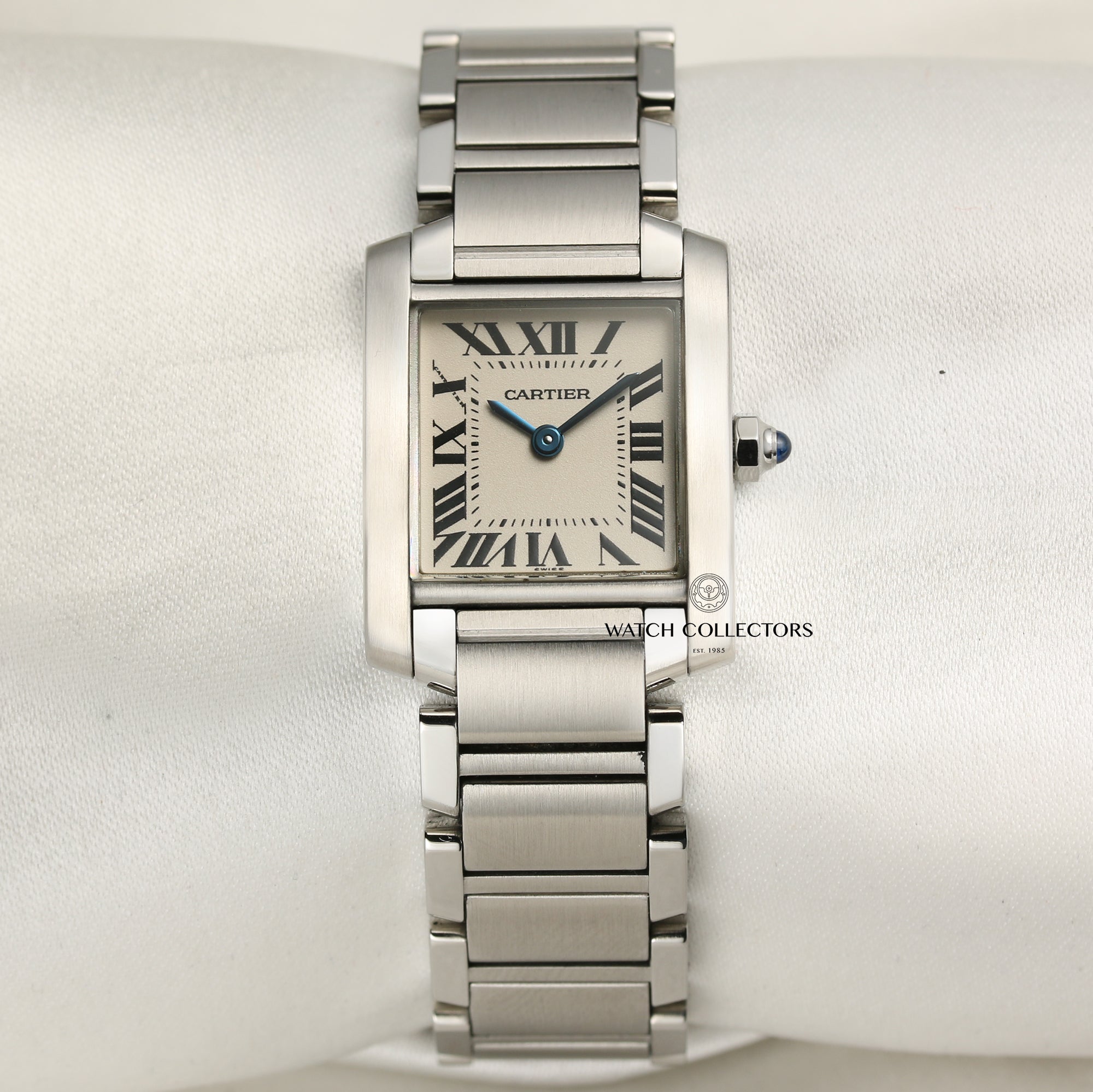 Cartier Tank Francaise Lady 2384 Stainless Steel