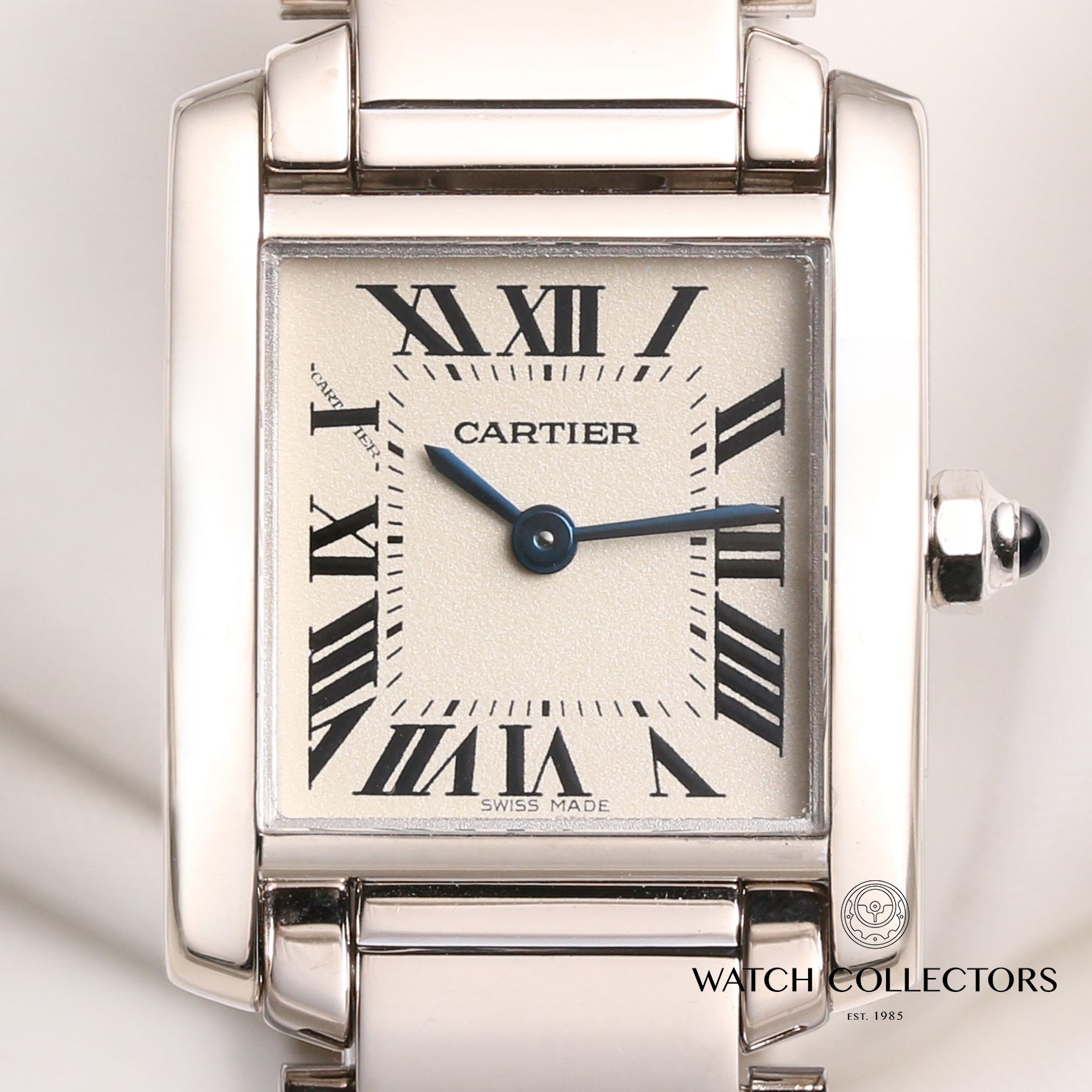 Cartier-Tank-Francaise-Stainless-Steel-Second-Hand-Watch-Collectors-2
