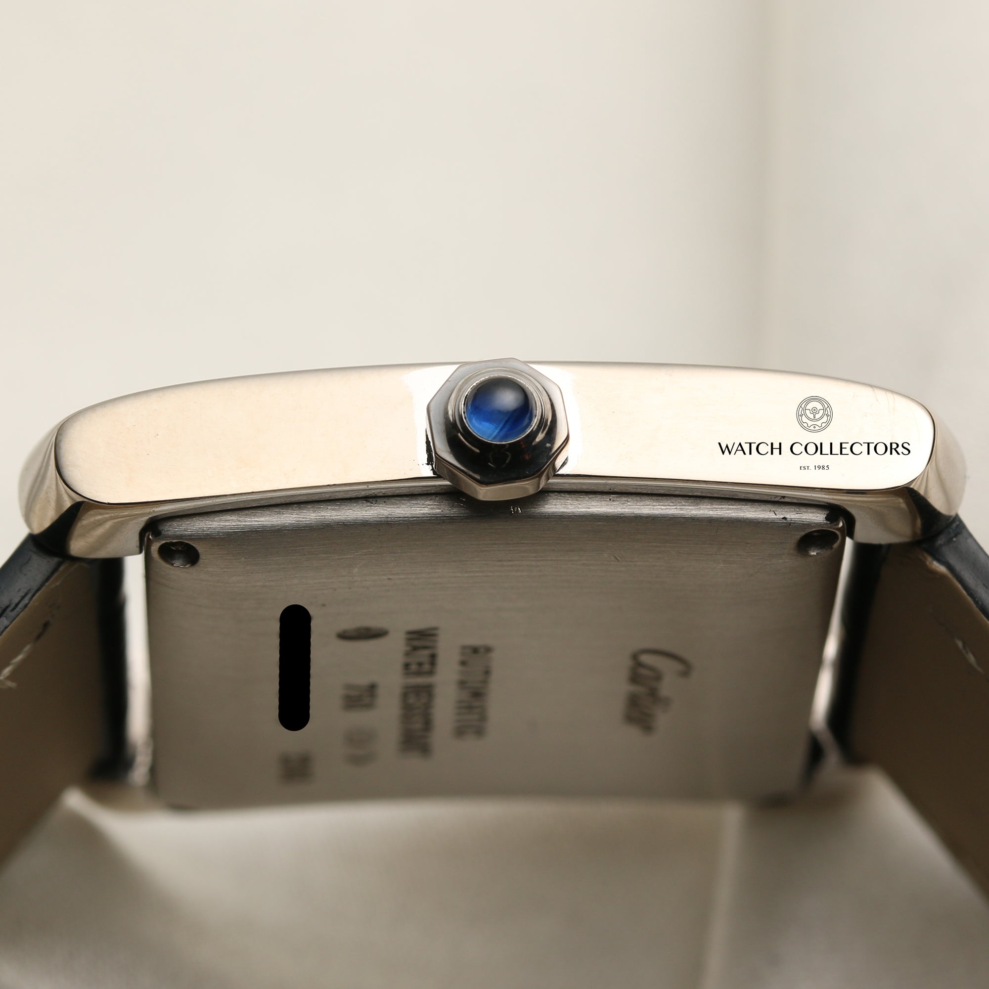 Cartier Tank Francaisse 18K White Gold Second Hand Watch Collectors 5