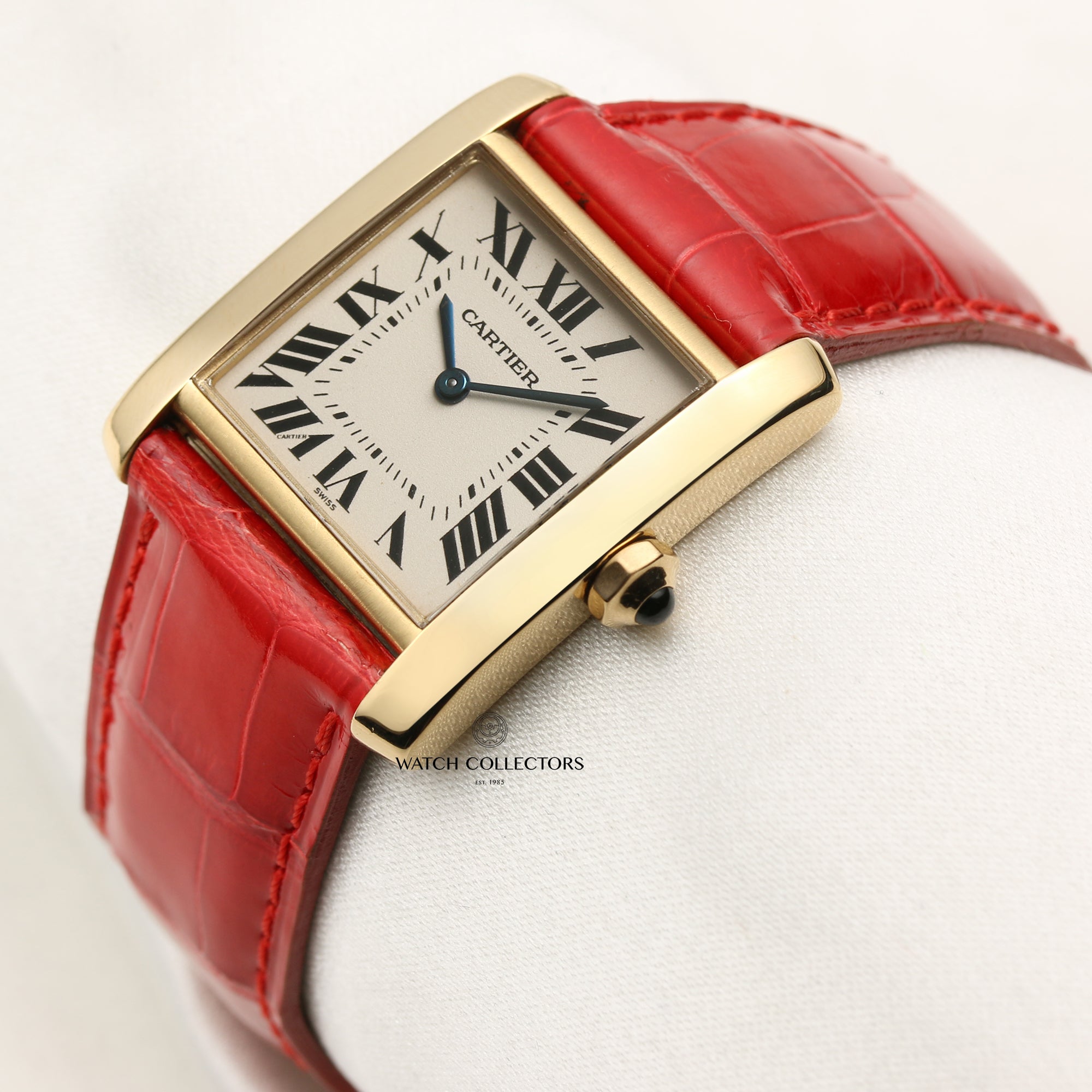 Cartier Tank Francaisse 18K Yellow Gold Second Hand Watch Collectors 3
