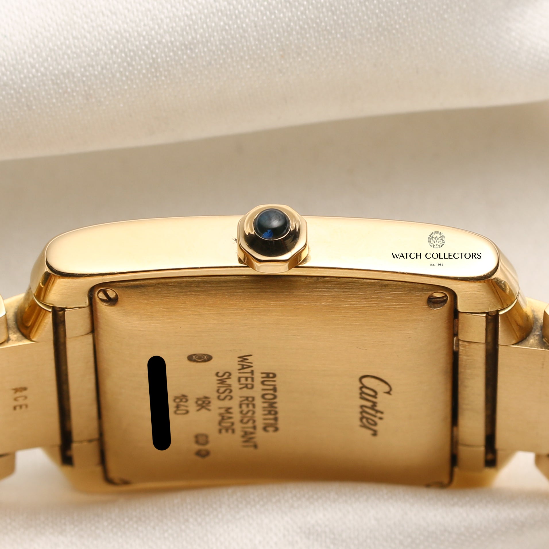 Cartier Tank Francaisse 18K Yellow Gold Second Hand Watch Collectors 5