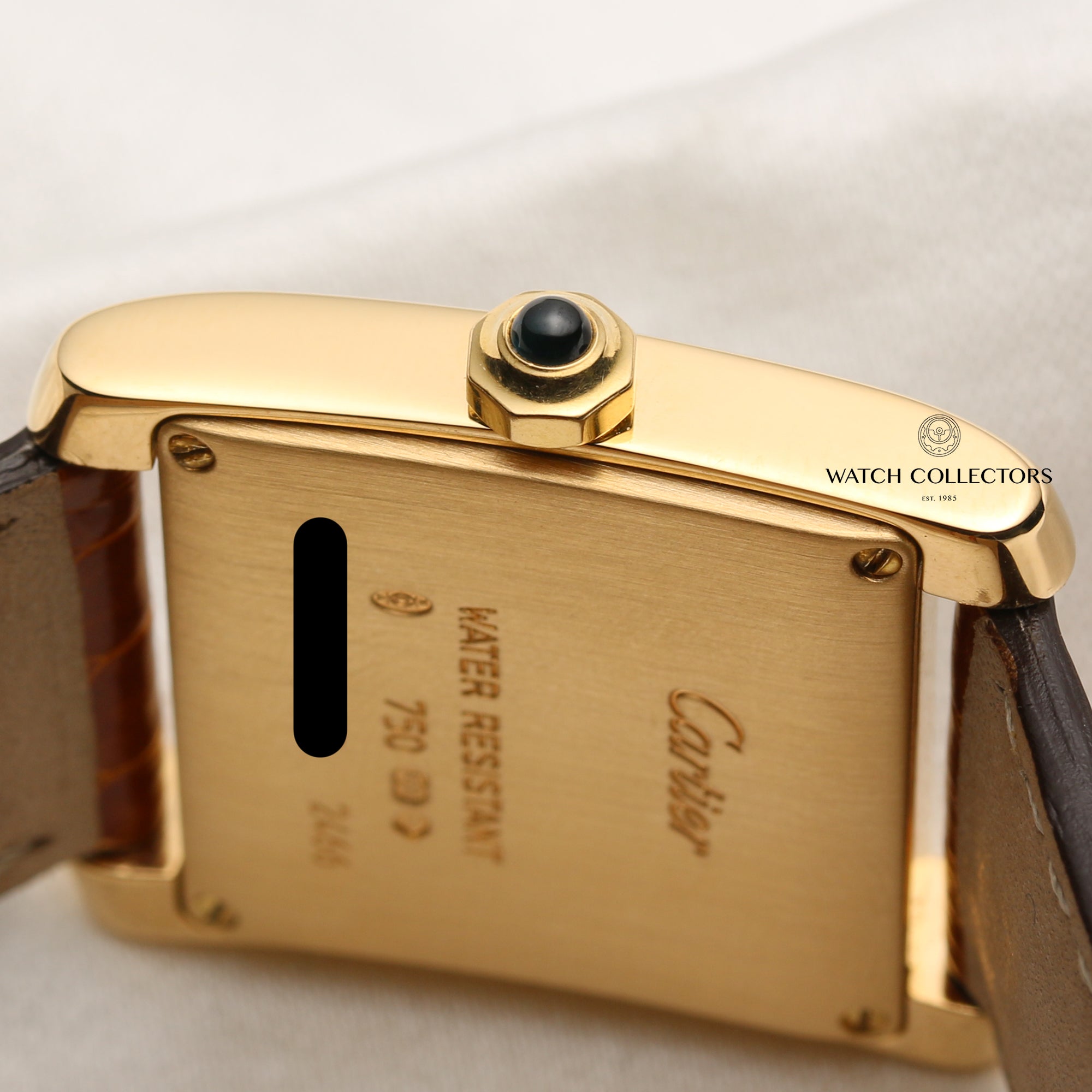 Cartier Tank Francaisse 18K Yellow Gold Second Hand Watch Collectors 5