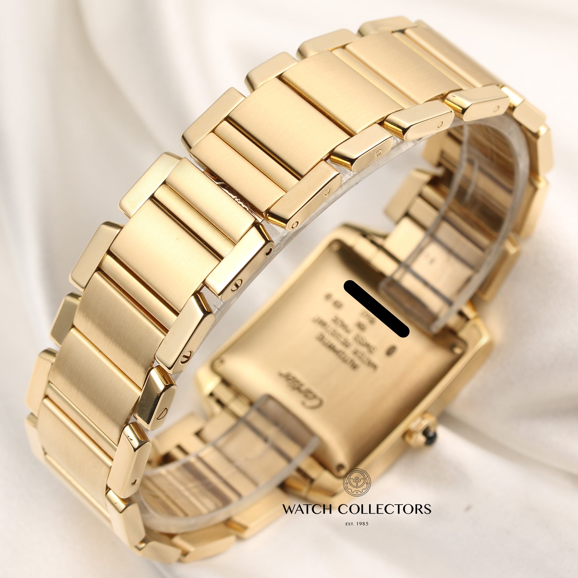 Cartier Tank Francaisse 18K Yellow Gold Second Hand Watch Collectors 6