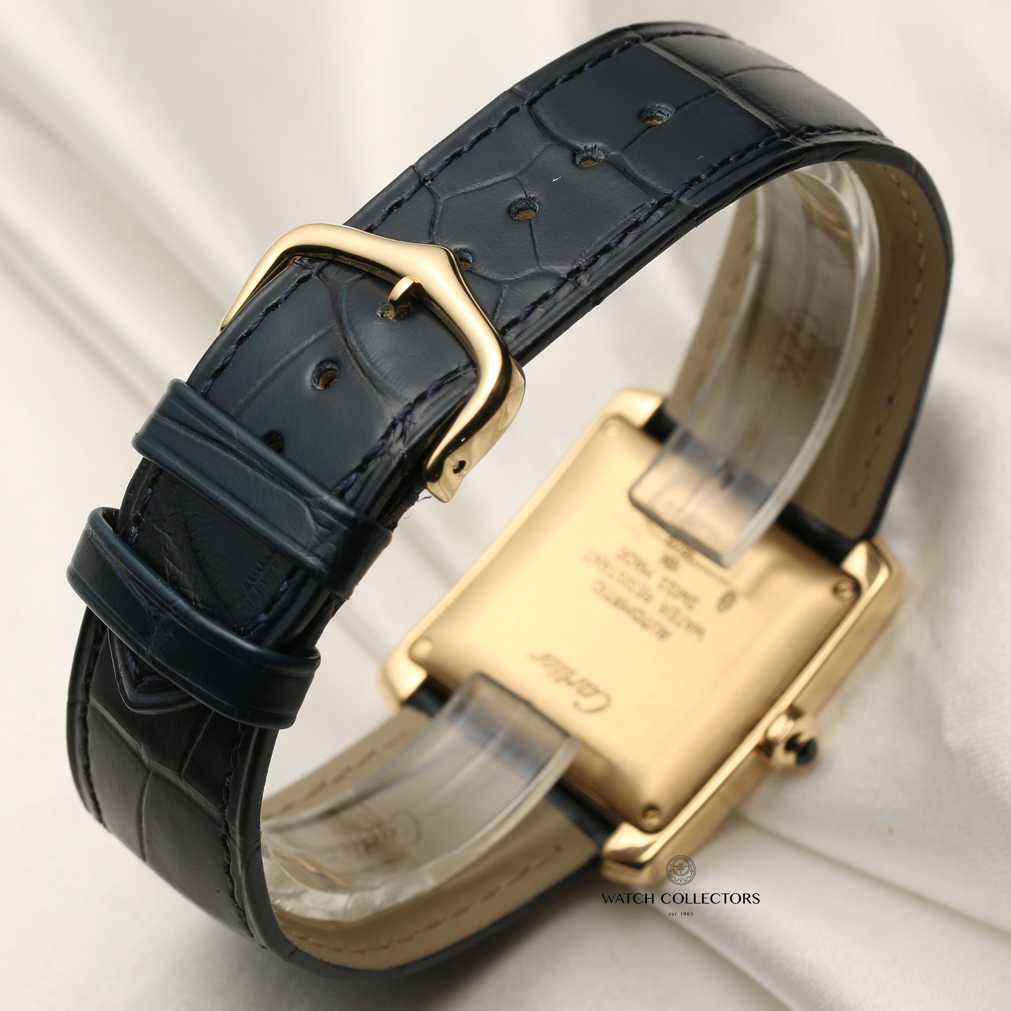 Cartier Tank Francaisse 18K Yellow Gold Second Hand Watch Collectors 6
