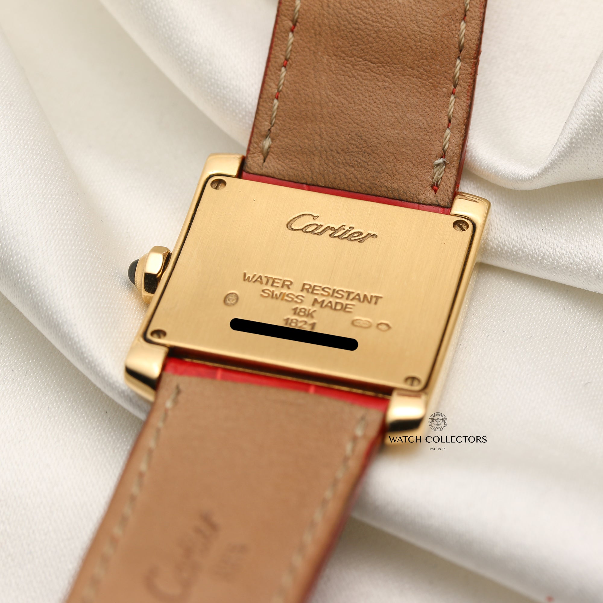 Cartier Tank Francaisse 18K Yellow Gold Second Hand Watch Collectors 6