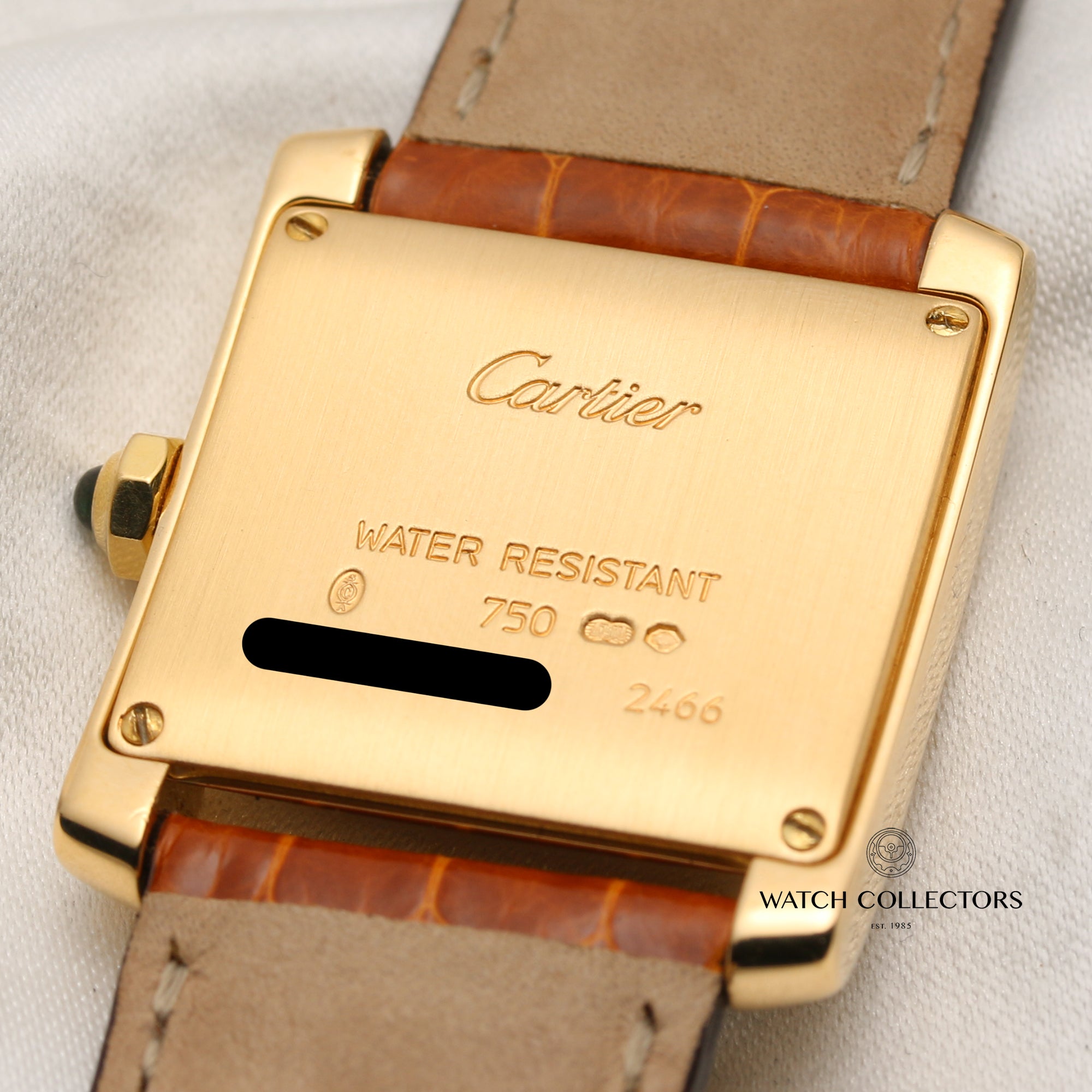 Cartier Tank Francaisse 18K Yellow Gold Second Hand Watch Collectors 7