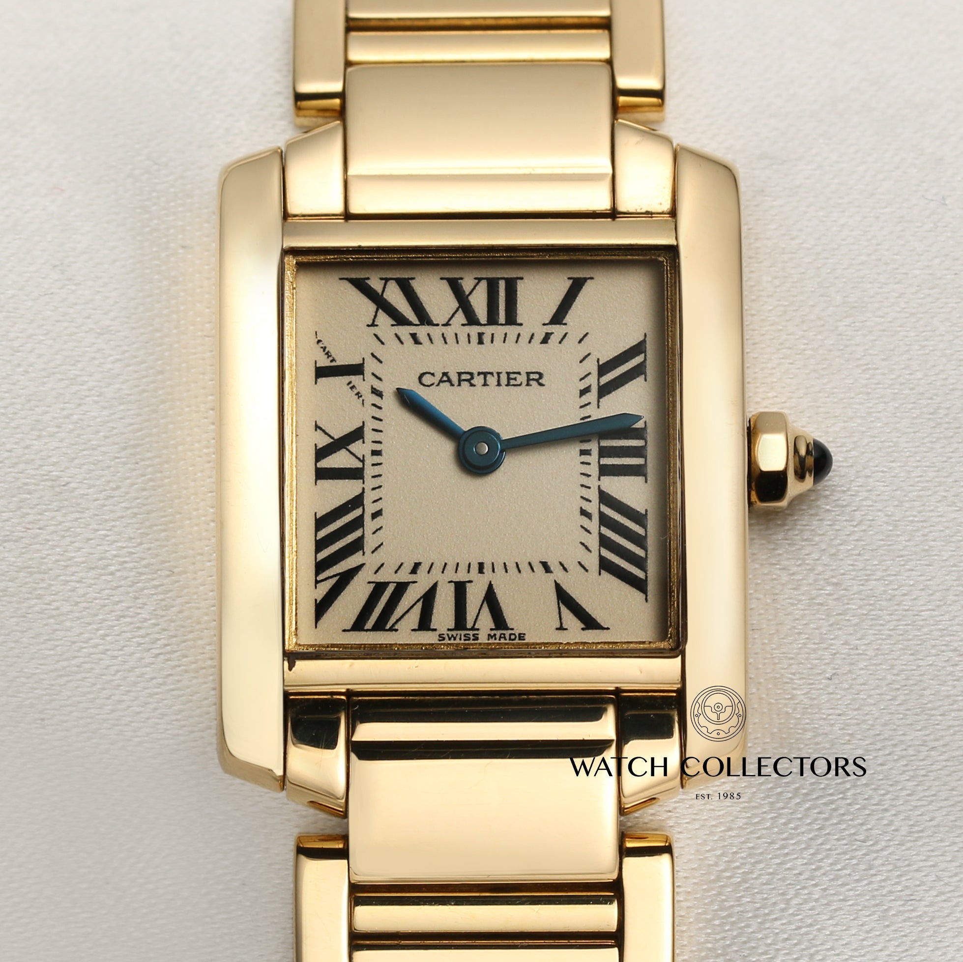 Cartier Tank Francaisse 18K Yellow Gold Seocnd Hand Watch Collectors 2