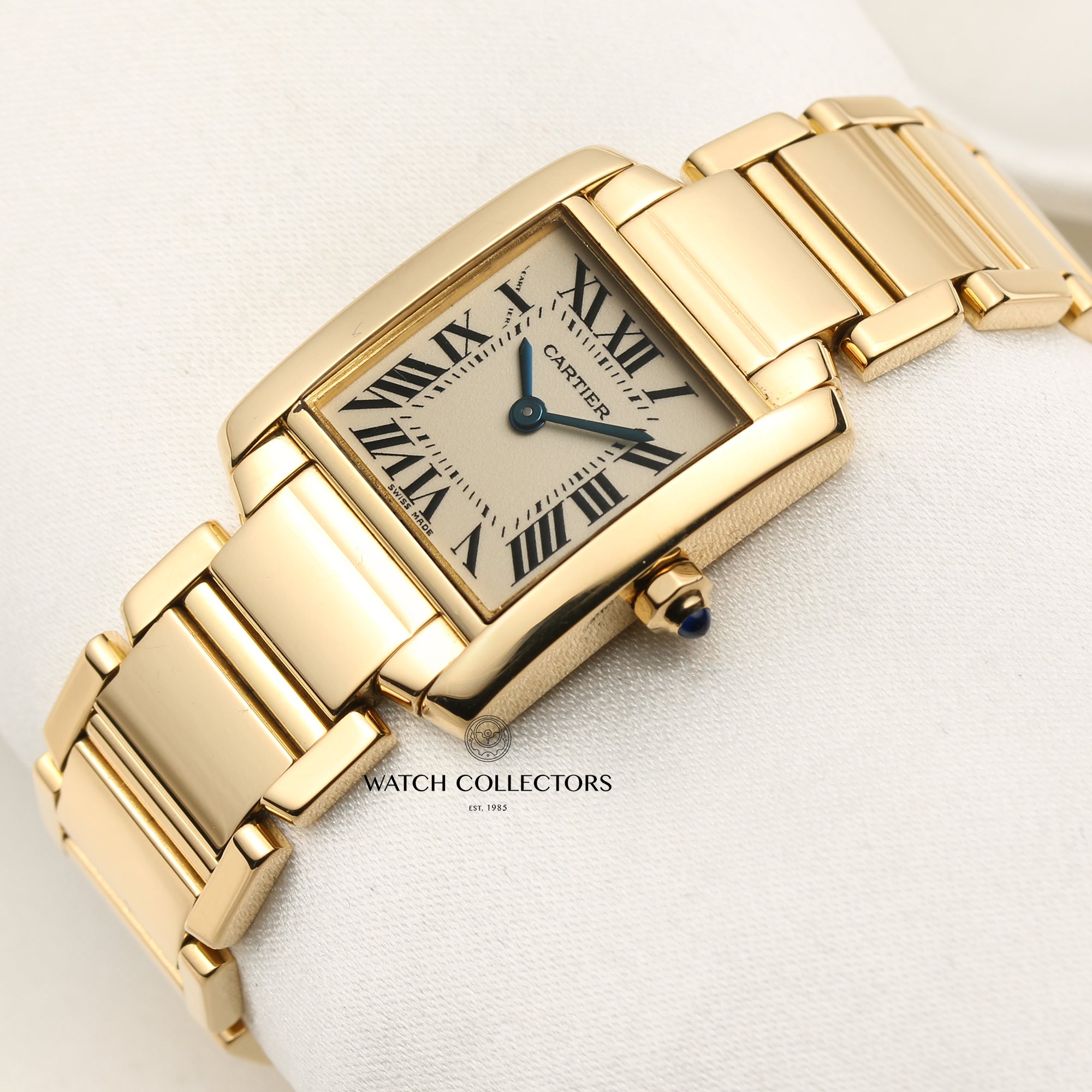 Cartier Tank Francaisse 18K Yellow Gold Seocnd Hand Watch Collectors 3