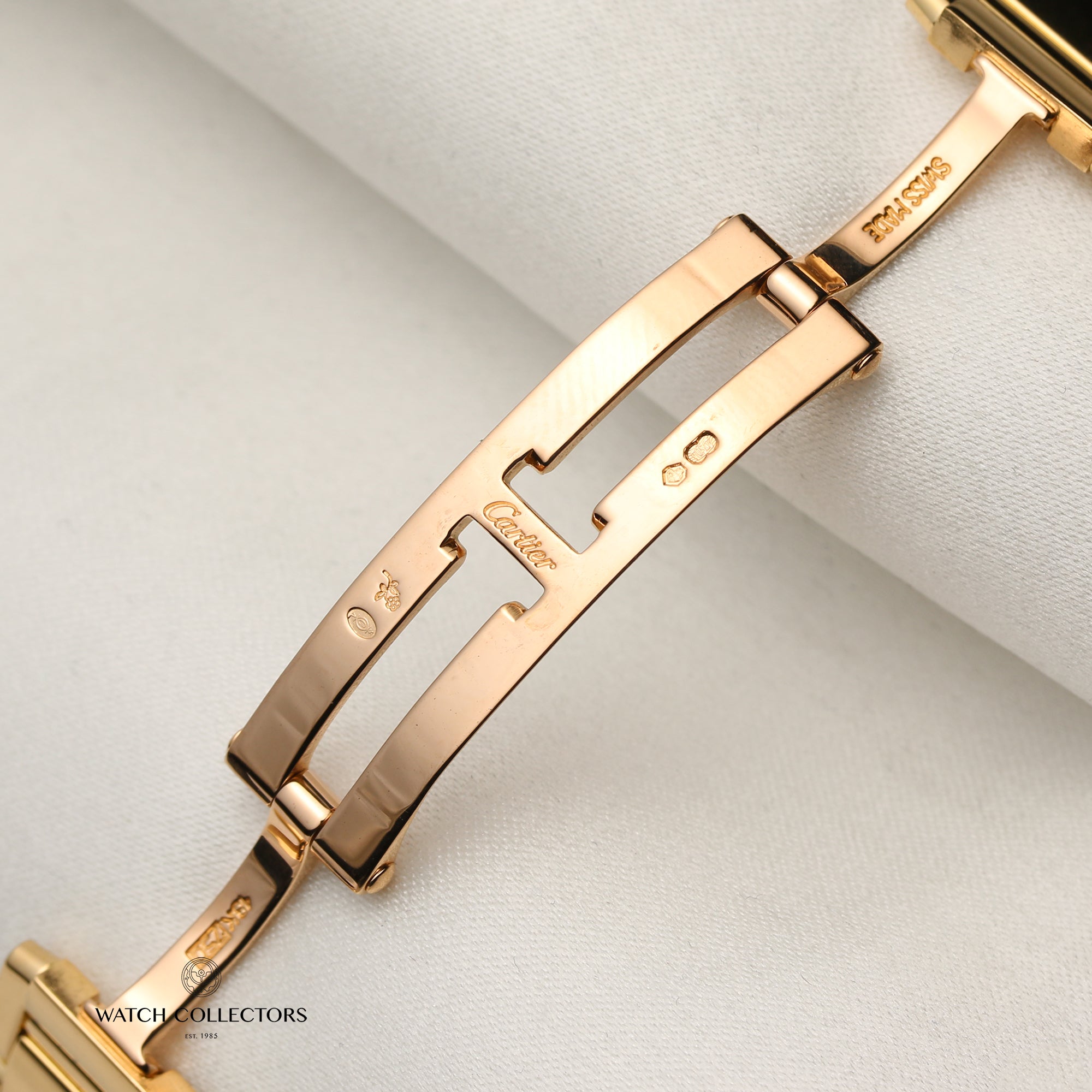 Cartier Tank Francaisse 18K Yellow Gold Seocnd Hand Watch Collectors 6