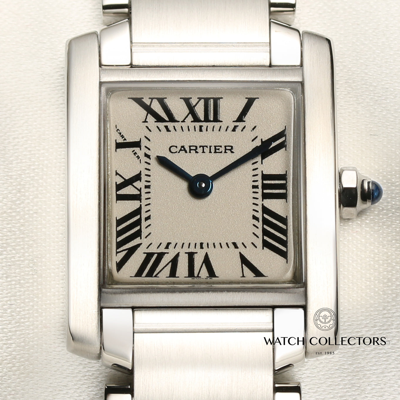 Cartier Tank Francaisse Stainless Steel Second Hand Watch Collectors 2